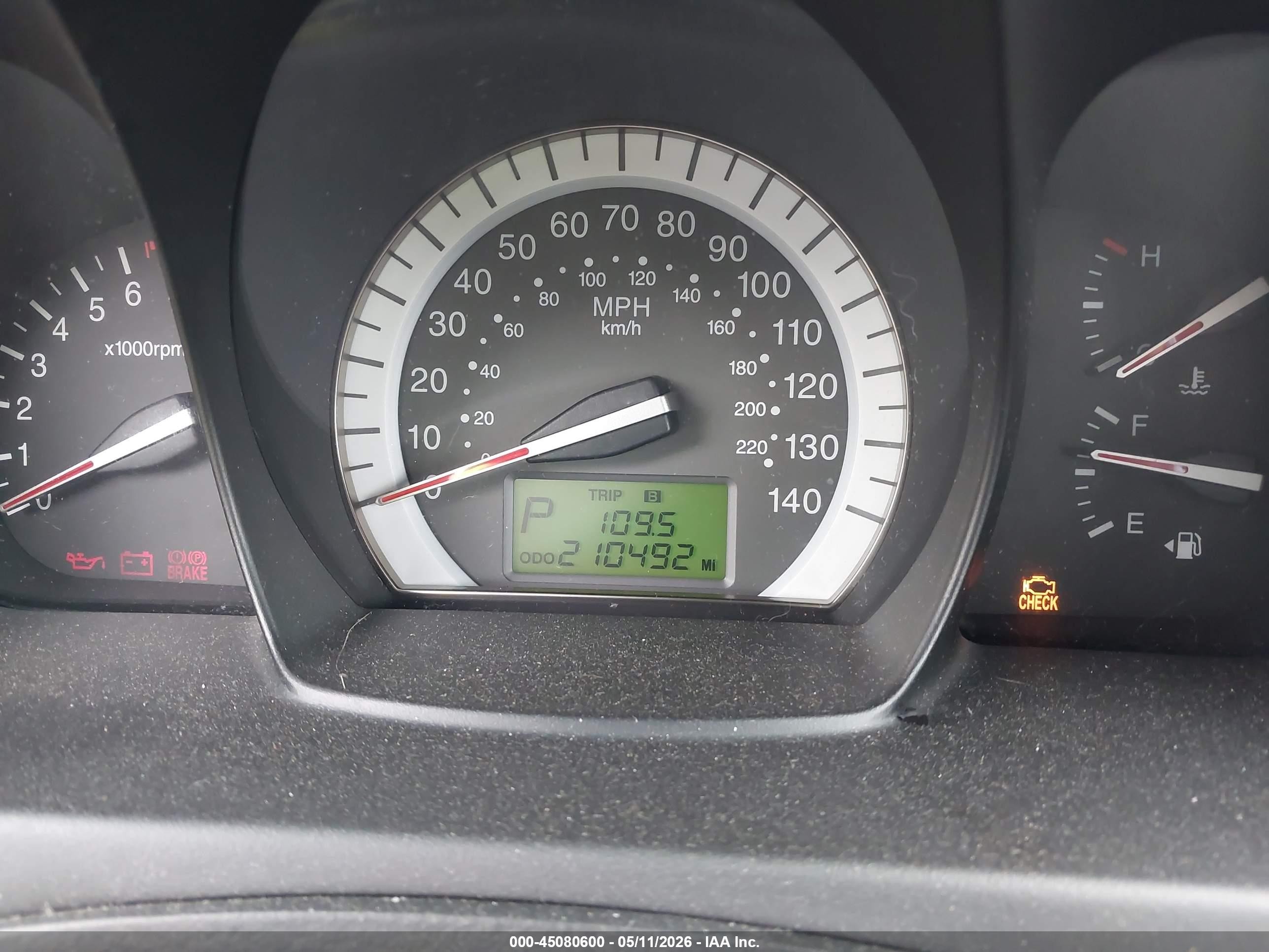 2008 Kia Spectra5 Sx Orange vin: KNAFE161085018821