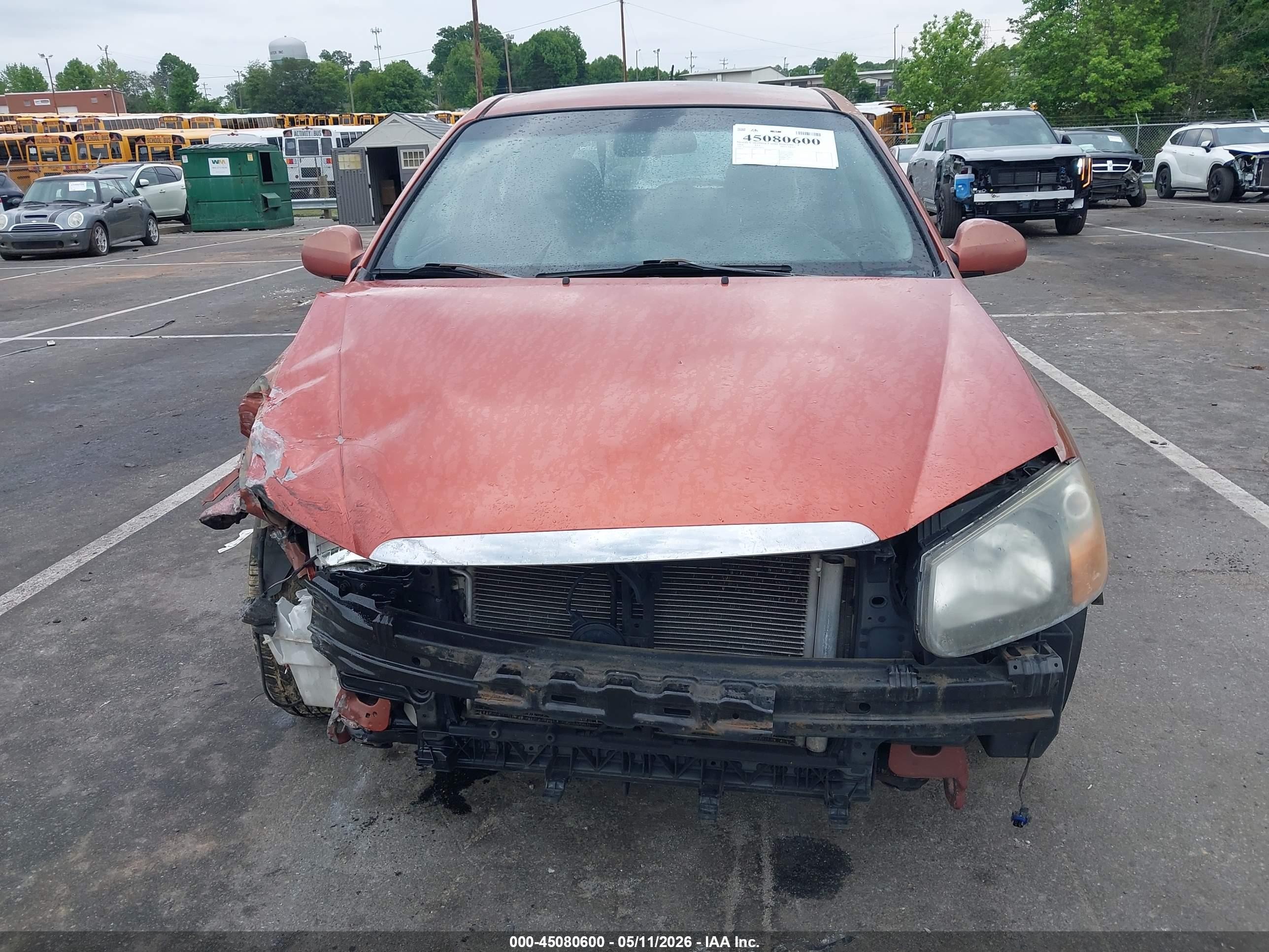 2008 Kia Spectra5 Sx Orange vin: KNAFE161085018821