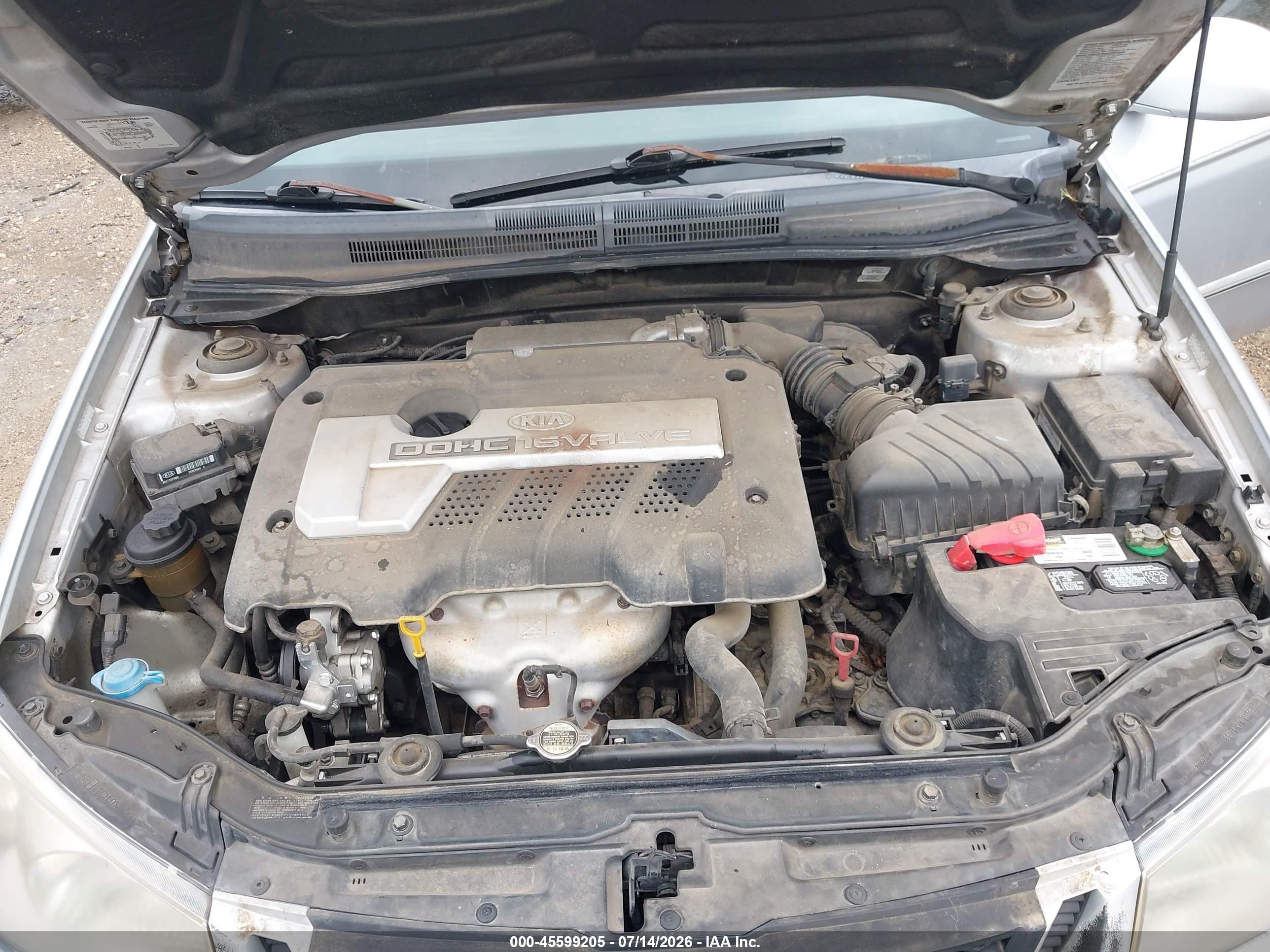 2005 Kia Spectra5   Silver vin: KNAFE161155108779