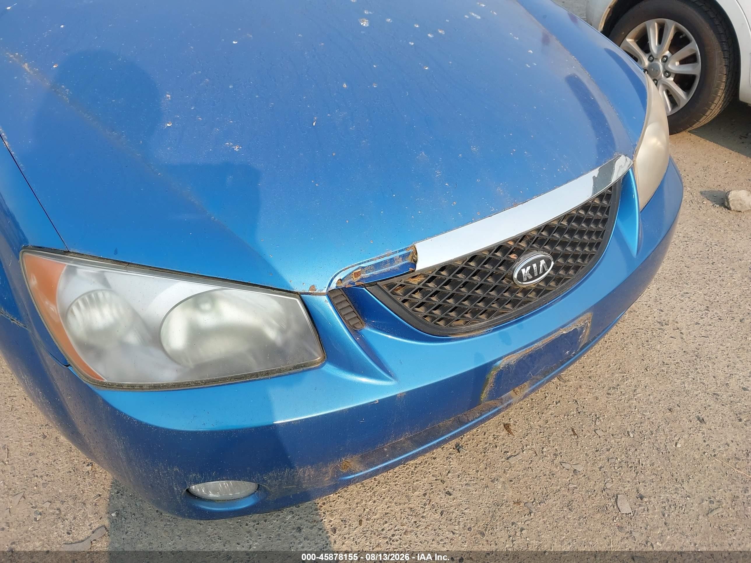 2005 Kia Spectra5 Blue vin: KNAFE161155140261