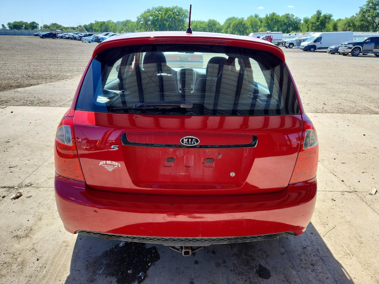 2007 Kia Spectra5 Sx Red vin: KNAFE161175000486