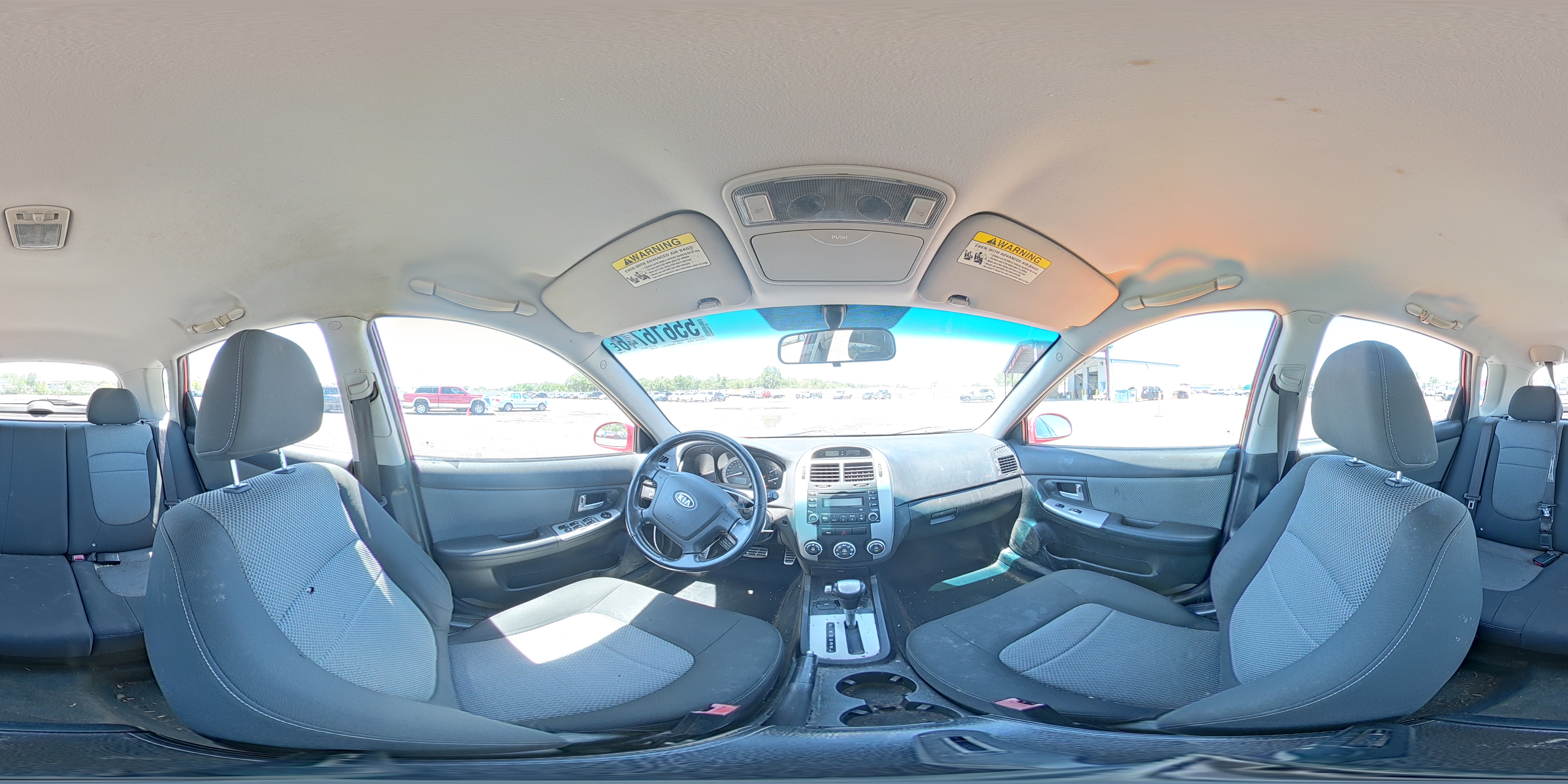 2007 Kia Spectra5 Sx Red vin: KNAFE161175000486