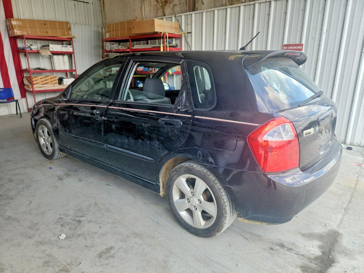 2008 Kia Spectra5 5 Sx Black vin: KNAFE161185011179