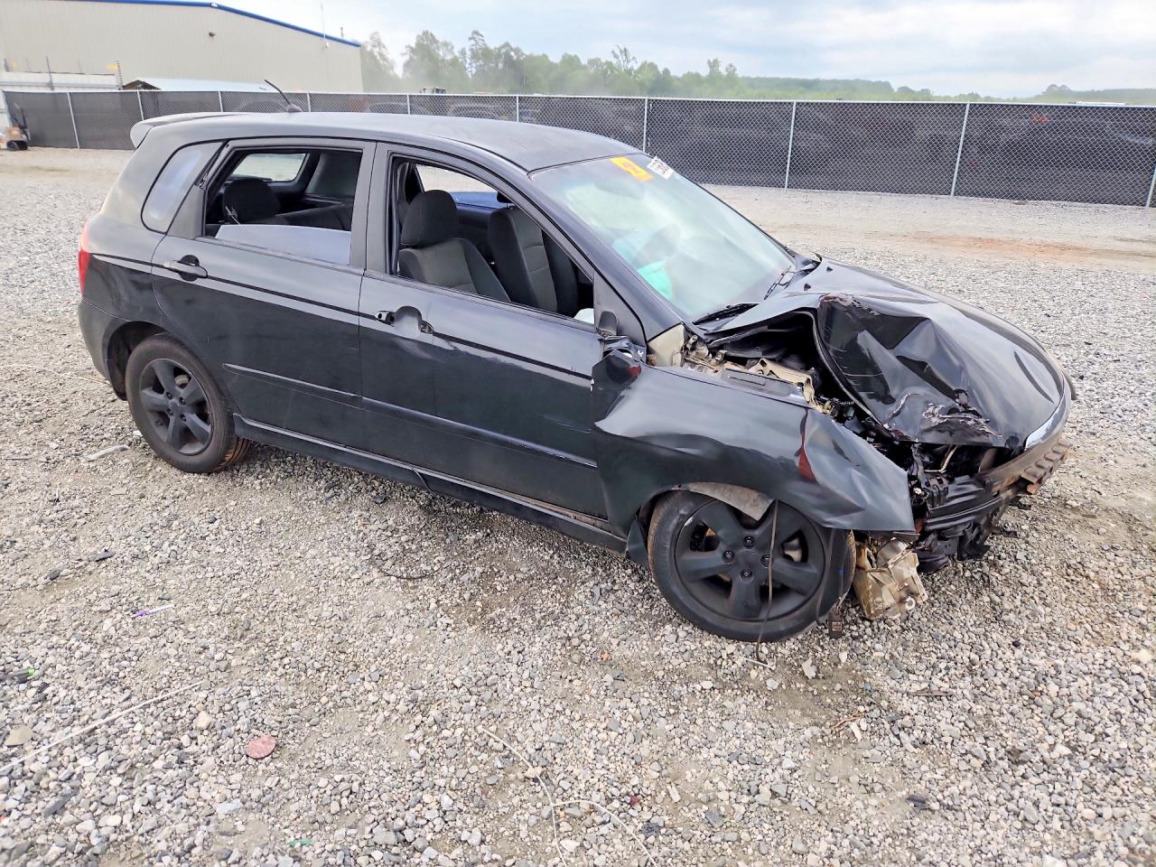 2008 Kia Spectra5 5 Sx Black vin: KNAFE161185016477