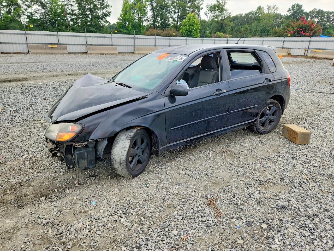 2008 Kia Spectra5 5 Sx Black vin: KNAFE161185016477