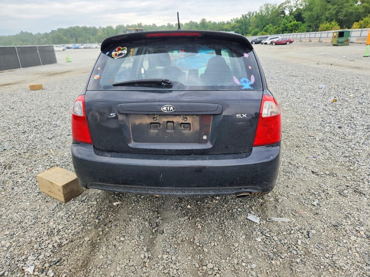 2008 Kia Spectra5 5 Sx Black vin: KNAFE161185016477
