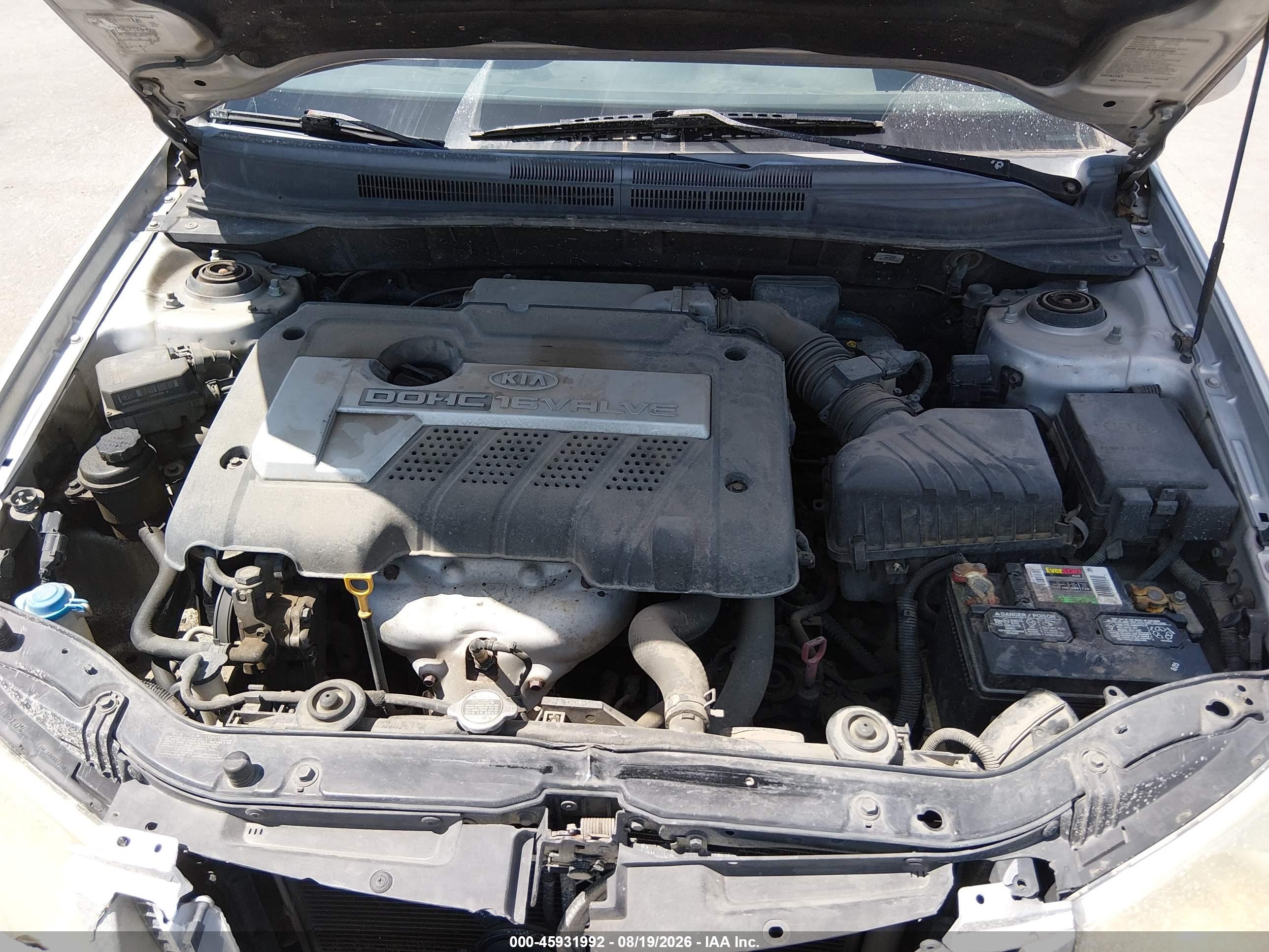 2005 Kia Spectra5   Silver vin: KNAFE161355125812