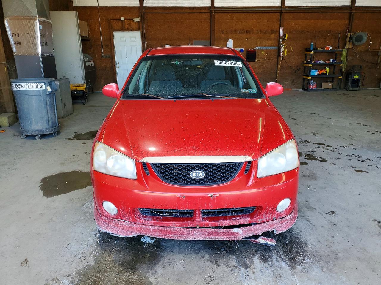 2006 Kia Spectra Spectra5 Red vin: KNAFE161365244901