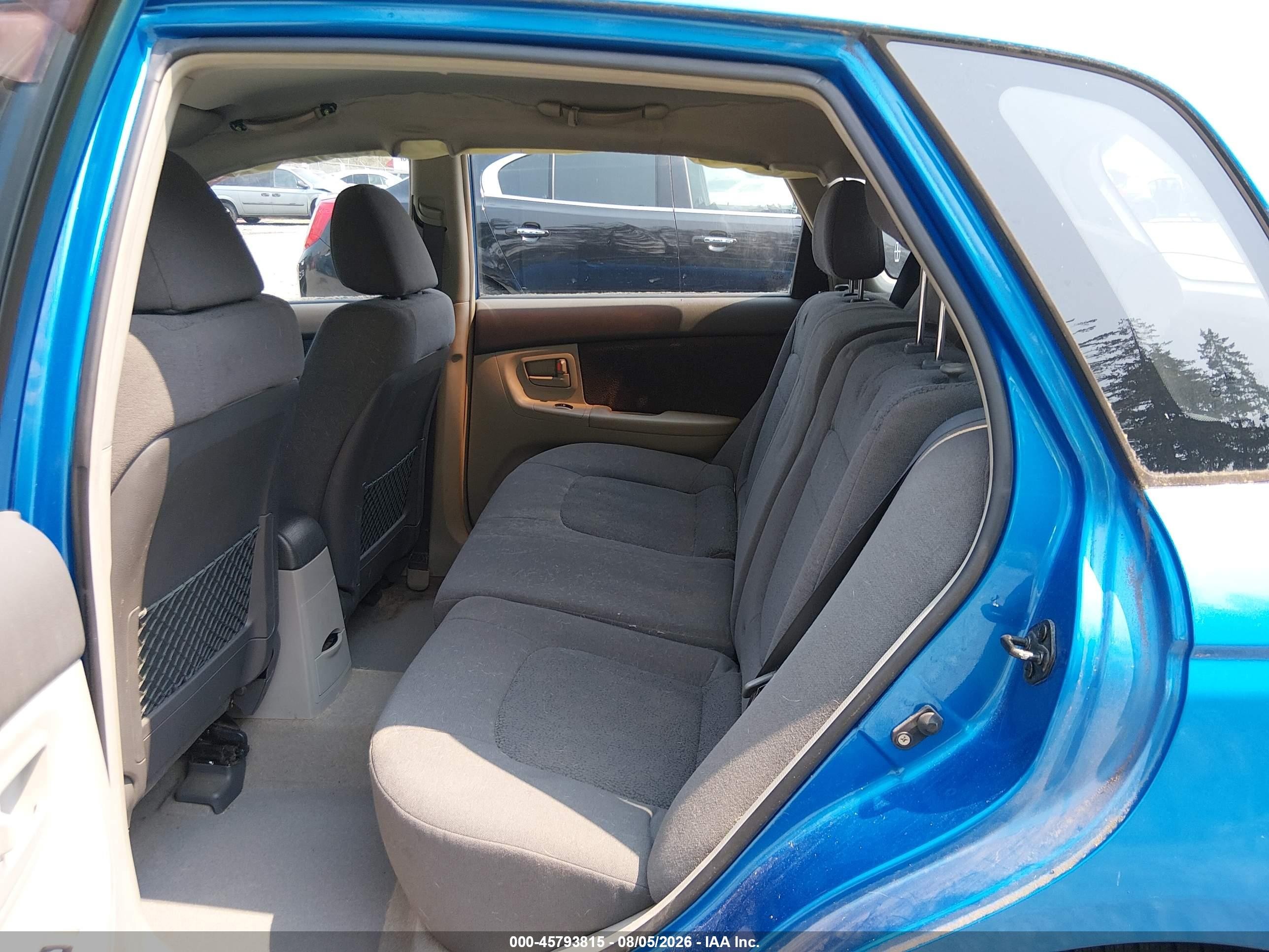 2006 Kia Spectra5   Blue vin: KNAFE161365362088