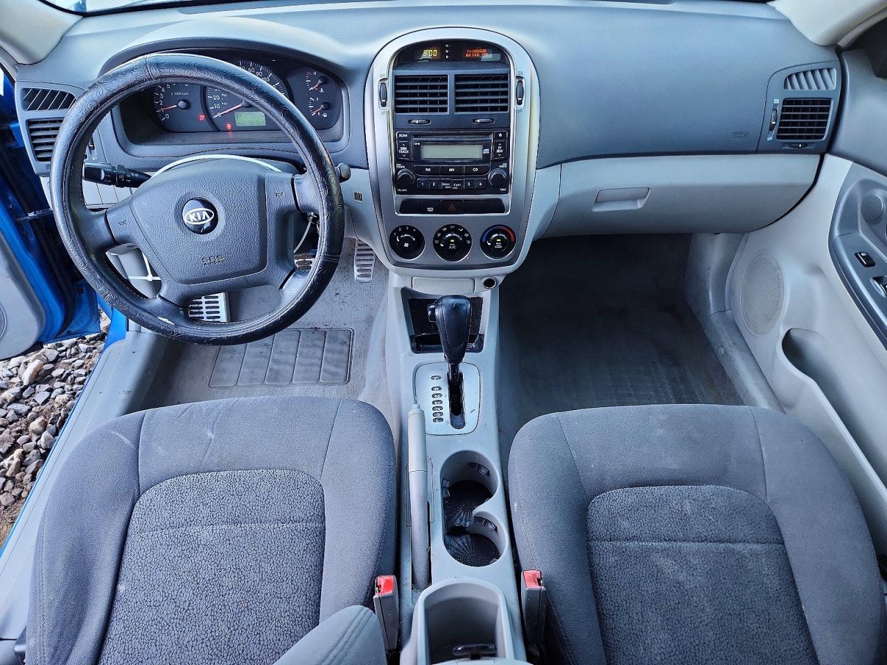 2005 Kia Spectra Spectra5 Blue vin: KNAFE161555118313
