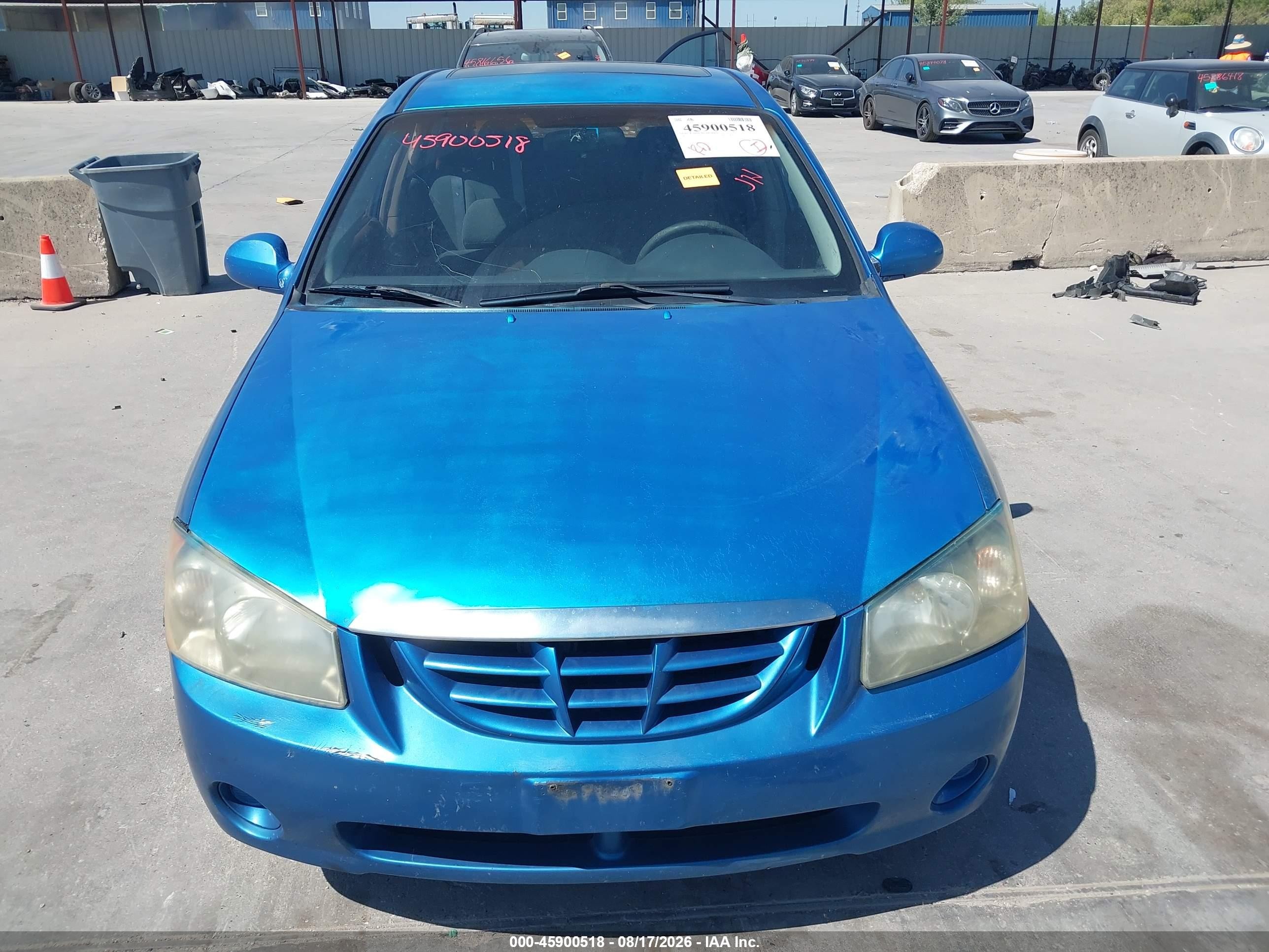 2005 Kia Spectra5   Blue vin: KNAFE161555178320