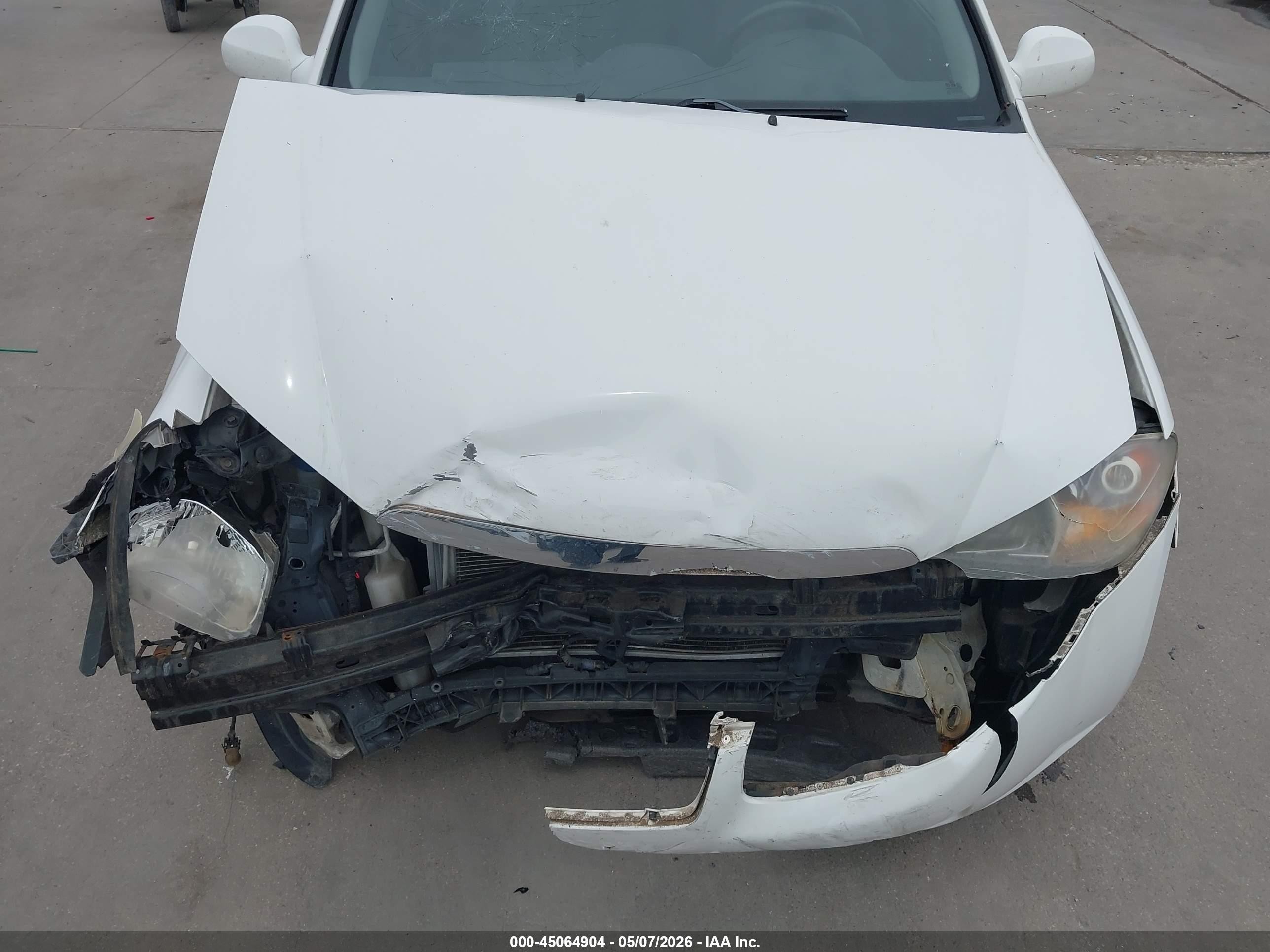 2007 Kia Spectra5 Sx White vin: KNAFE161675009653