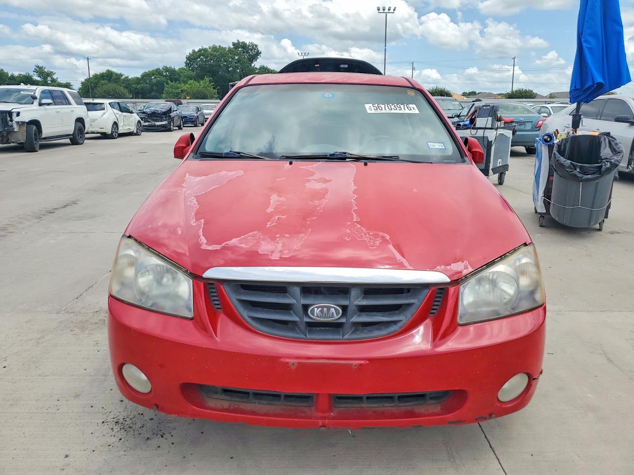 2006 Kia Spectra Spectra5 Red vin: KNAFE161765322693