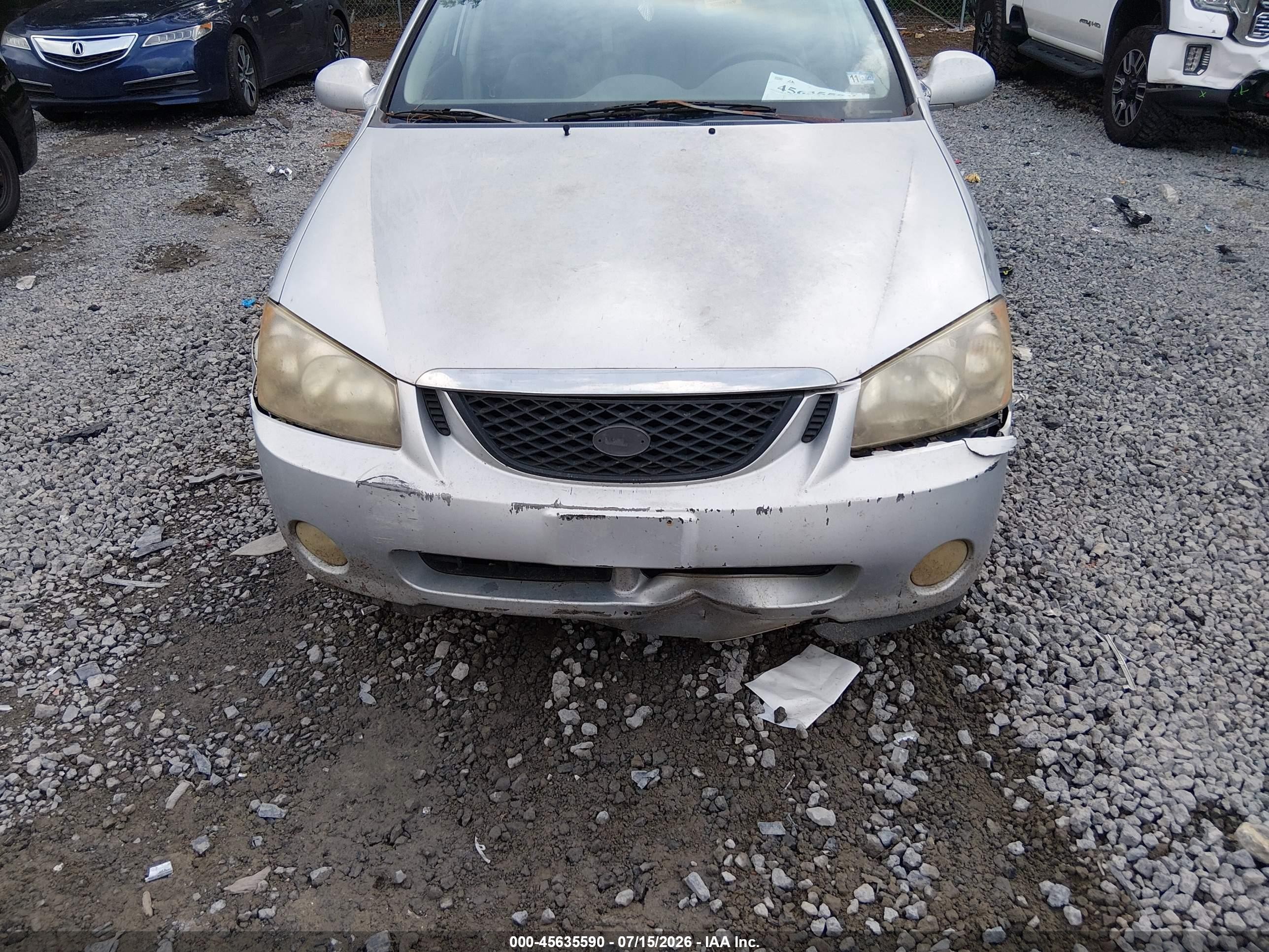 2005 Kia Spectra5   Silver vin: KNAFE161855070533