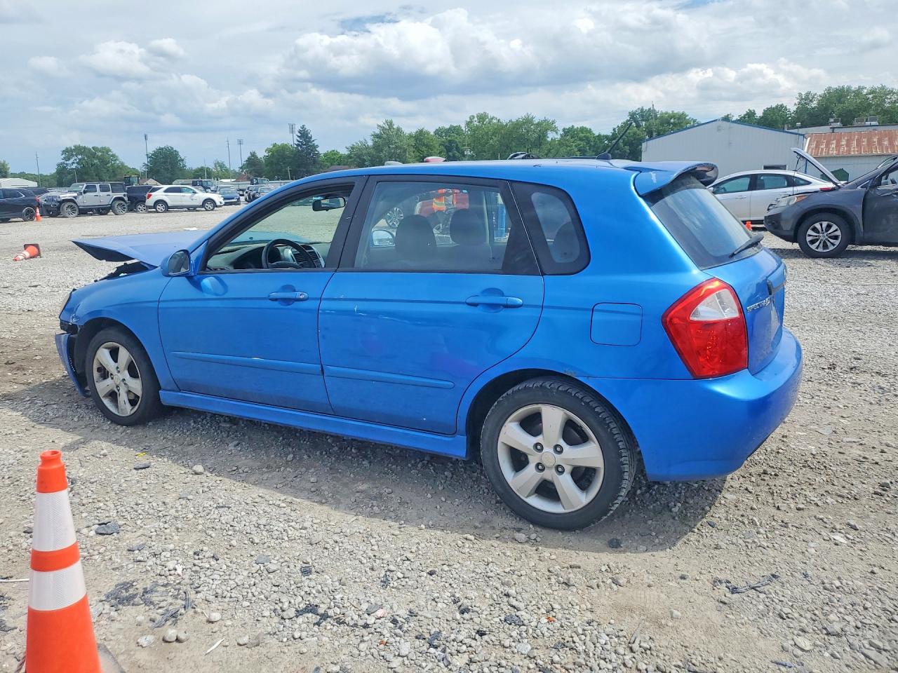 2007 Kia Spectra5 Sx Blue vin: KNAFE161875002168