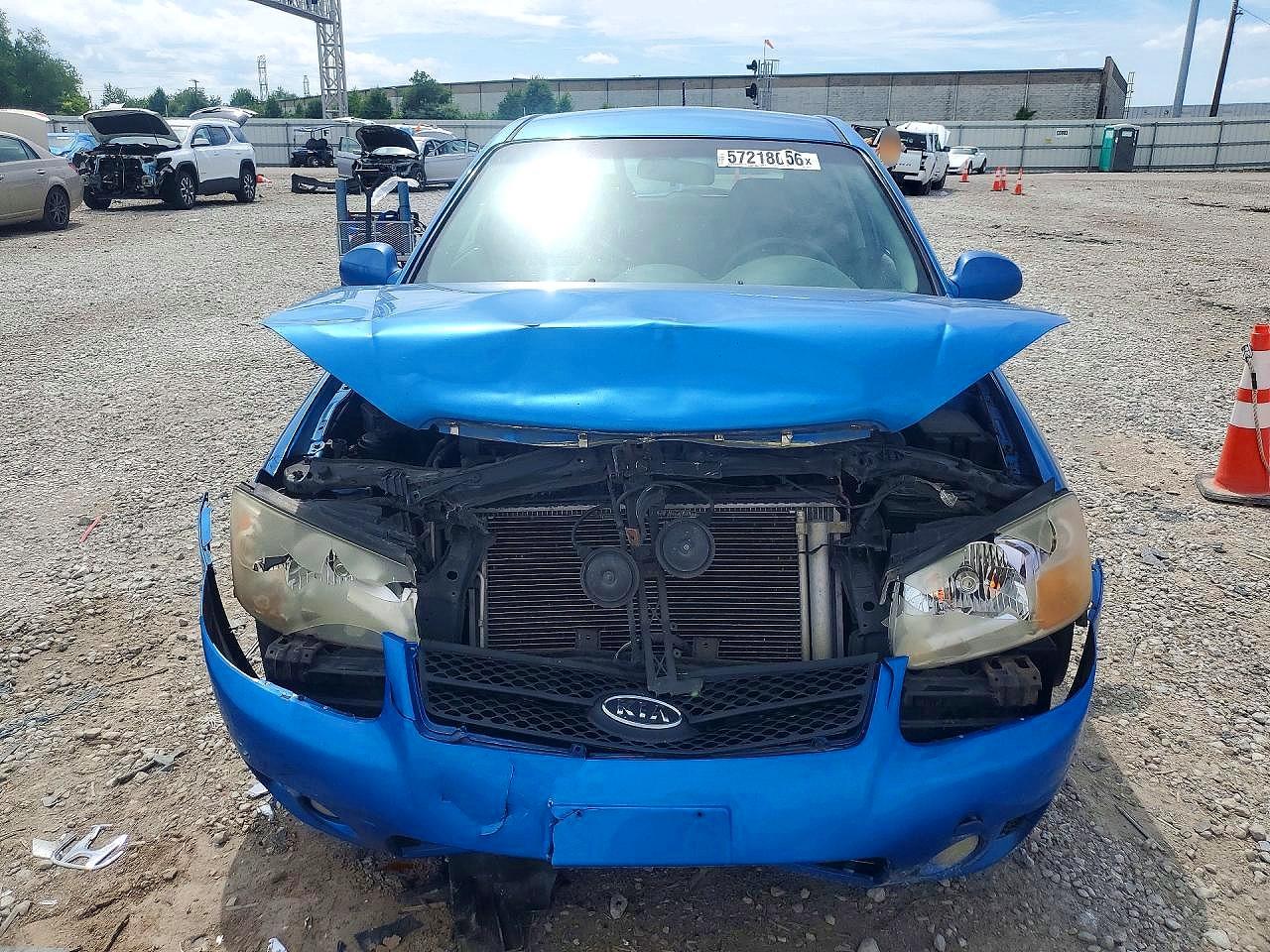 2007 Kia Spectra5 Sx Blue vin: KNAFE161875002168