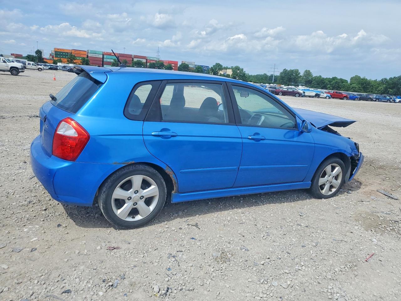 2007 Kia Spectra5 Sx Blue vin: KNAFE161875002168