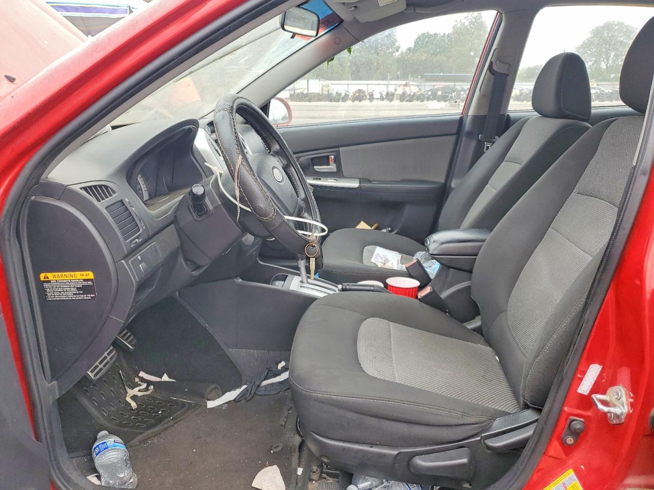 2008 Kia Spectra5 5 Sx Red vin: KNAFE161885013625