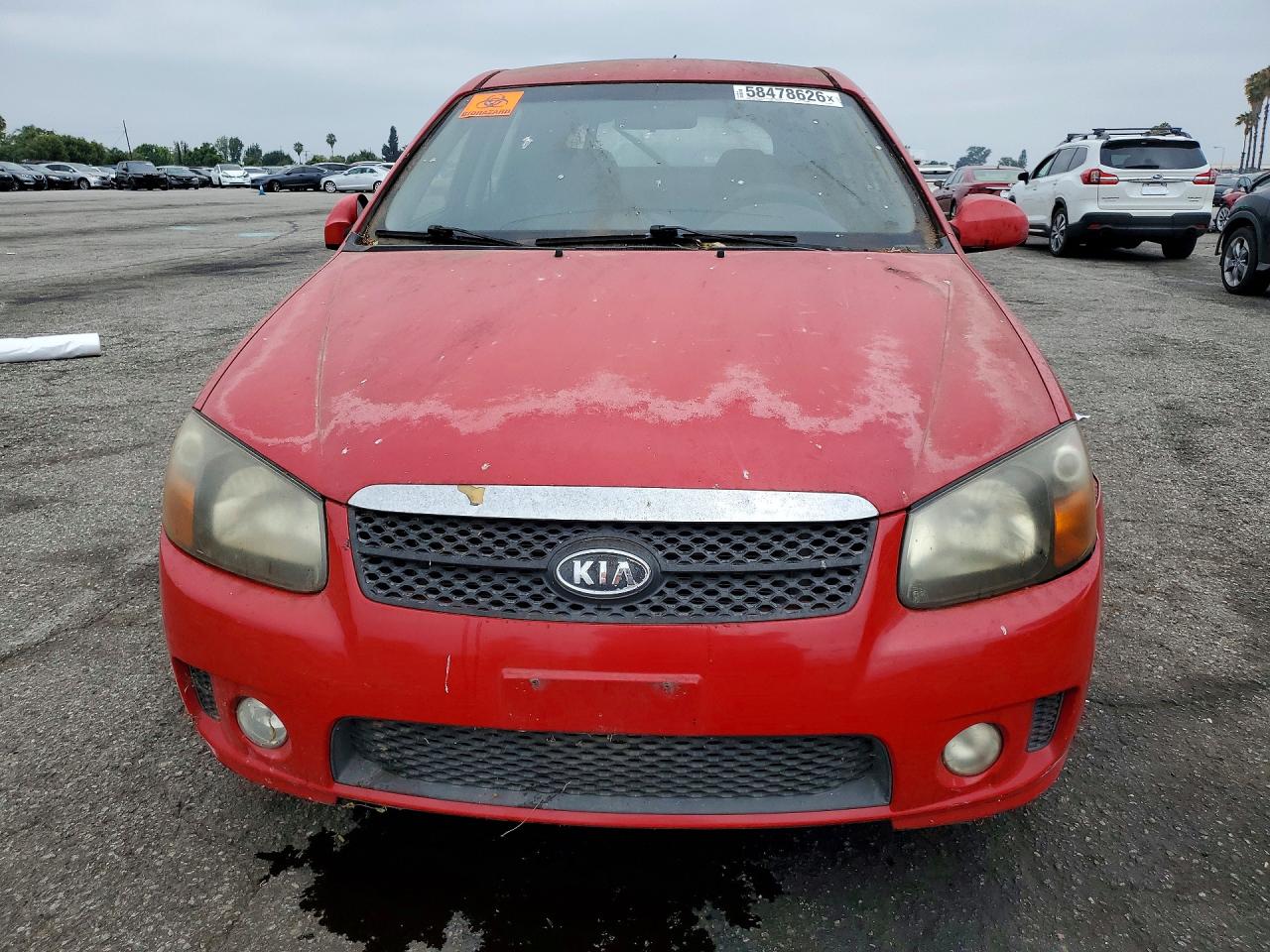 2008 Kia Spectra5 5 Sx Red vin: KNAFE161885013625