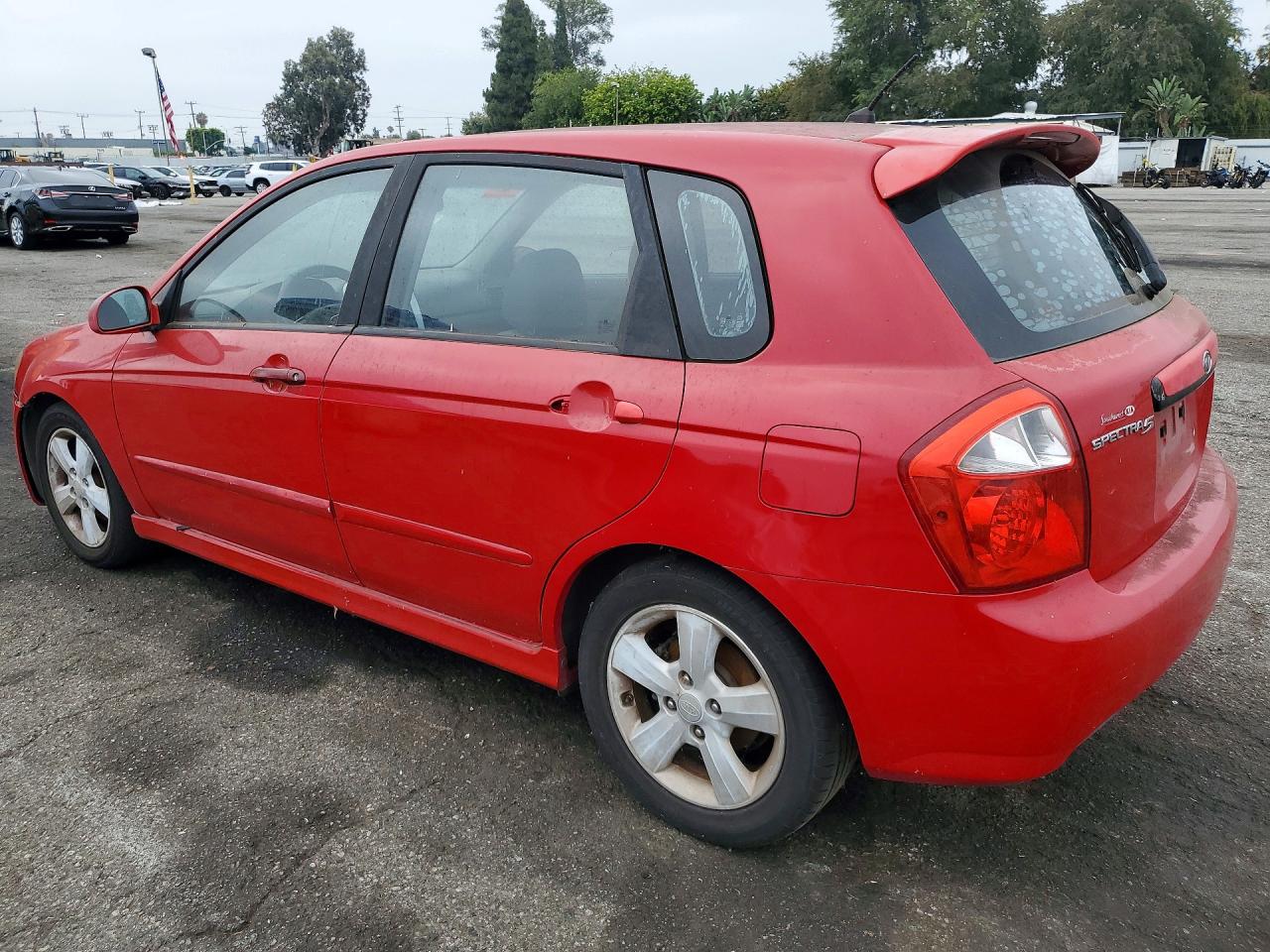 2008 Kia Spectra5 5 Sx Red vin: KNAFE161885013625