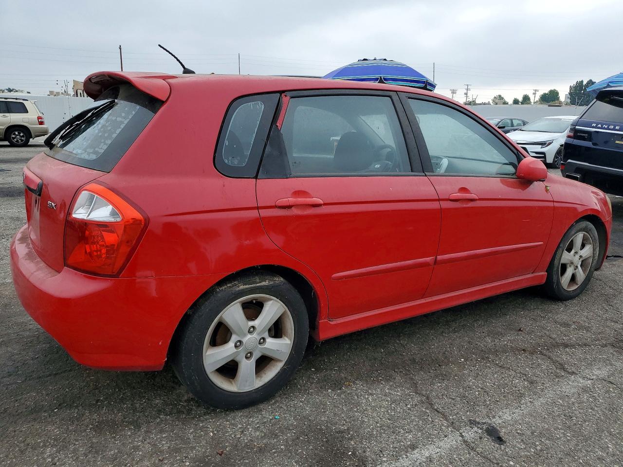 2008 Kia Spectra5 5 Sx Red vin: KNAFE161885013625