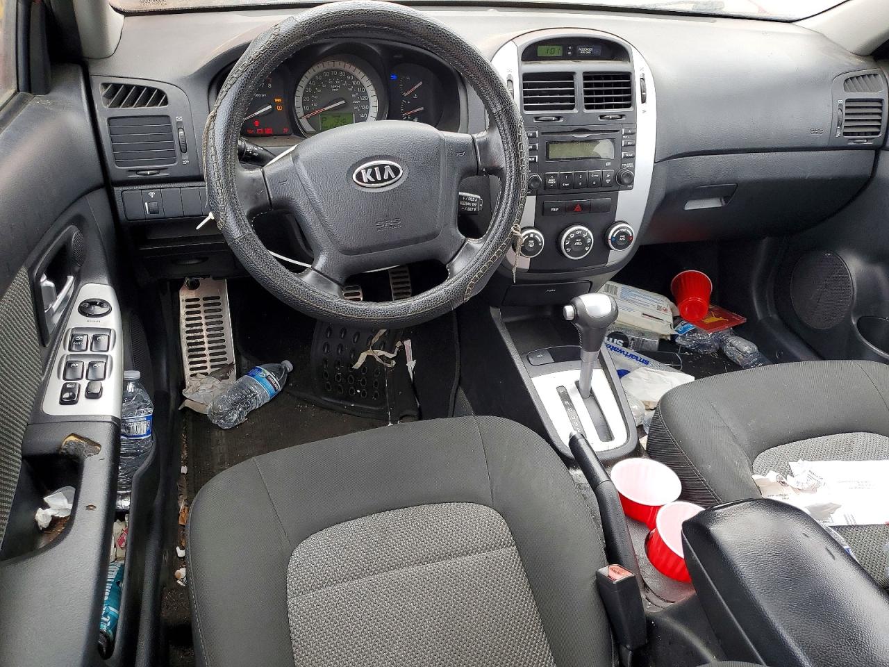 2008 Kia Spectra5 5 Sx Red vin: KNAFE161885013625