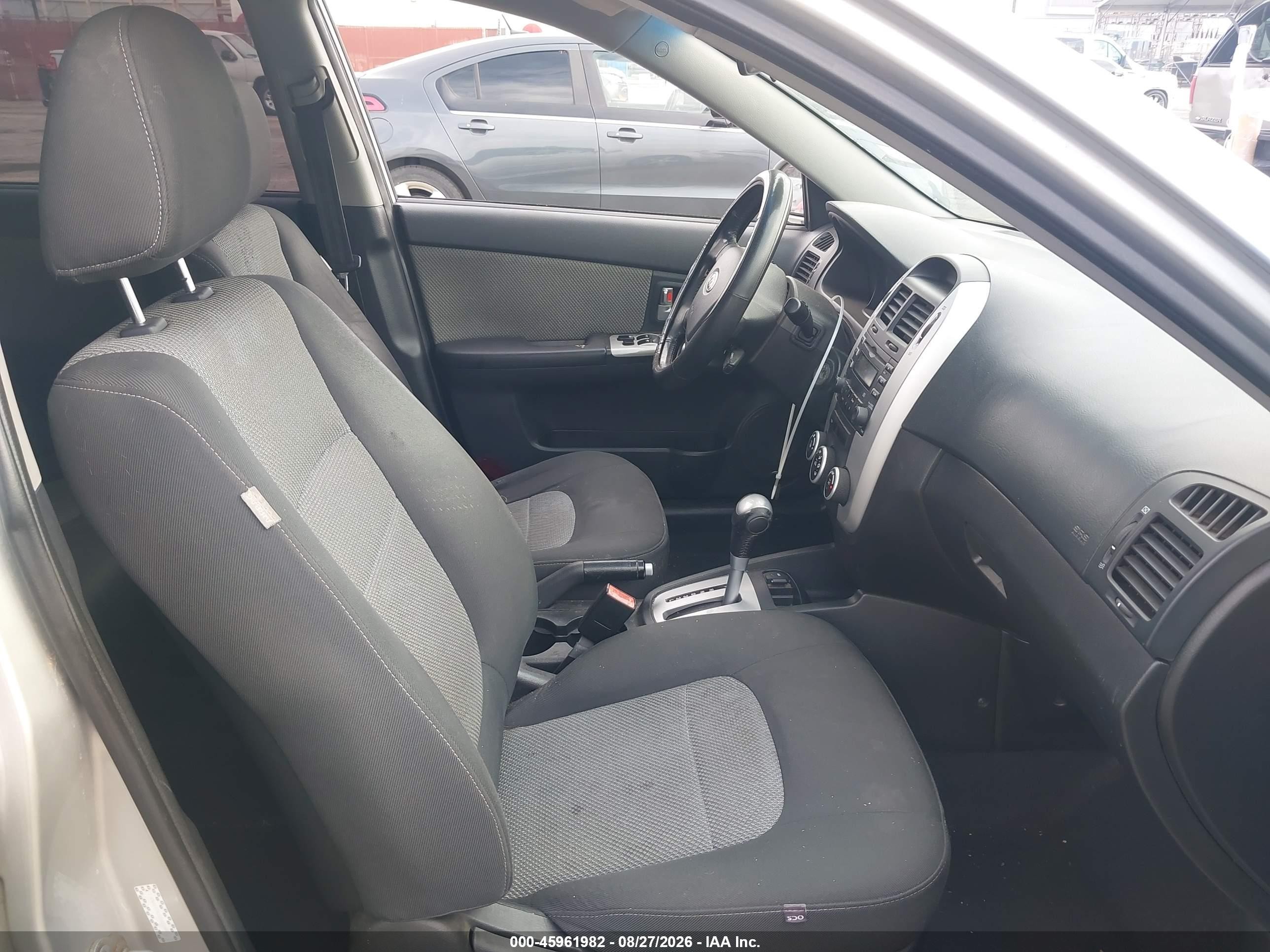 2008 Kia Spectra5 Sx Silver vin: KNAFE162585011680