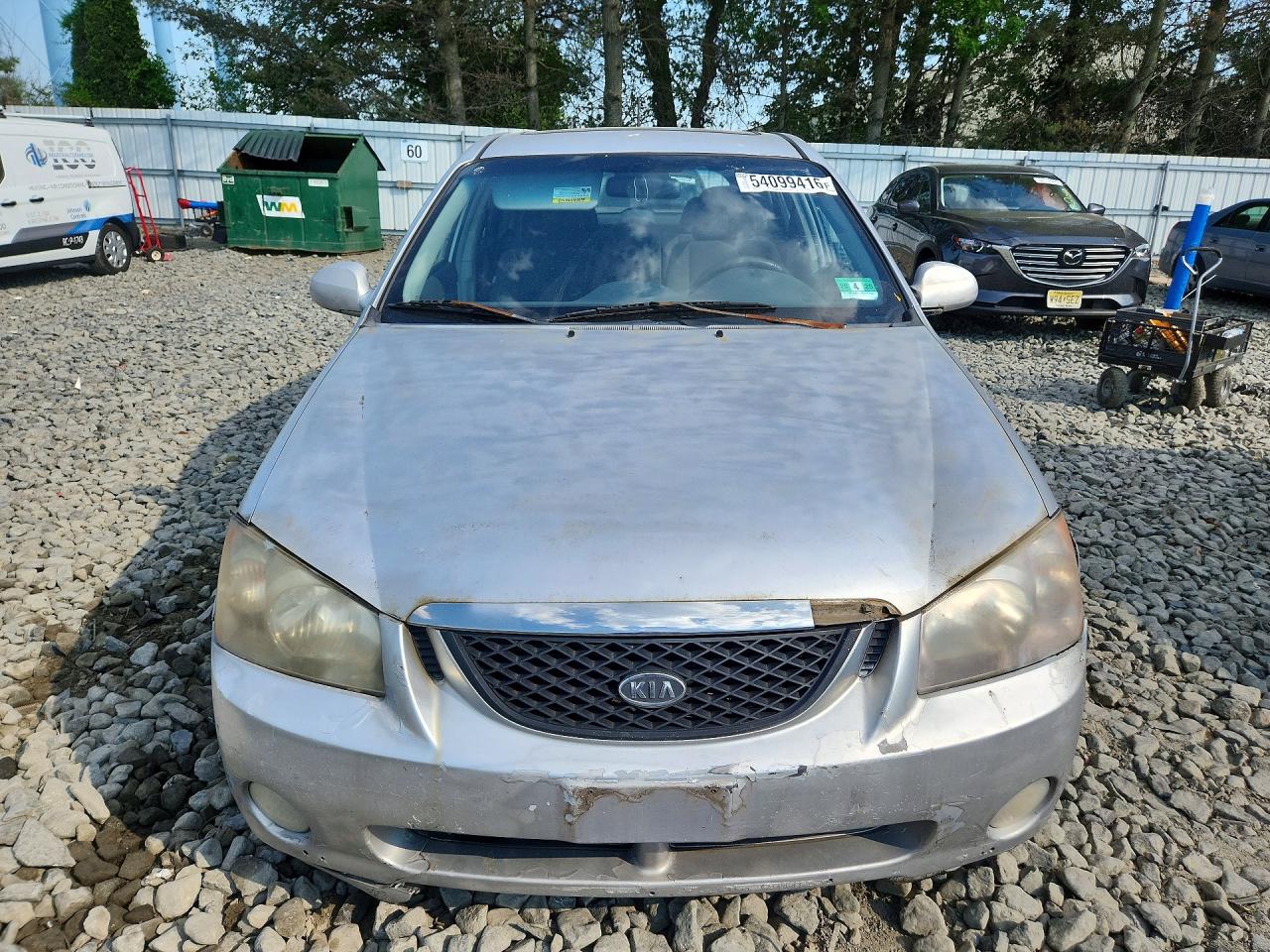 2005 Kia Spectra5 Gray vin: KNAFE162855122834