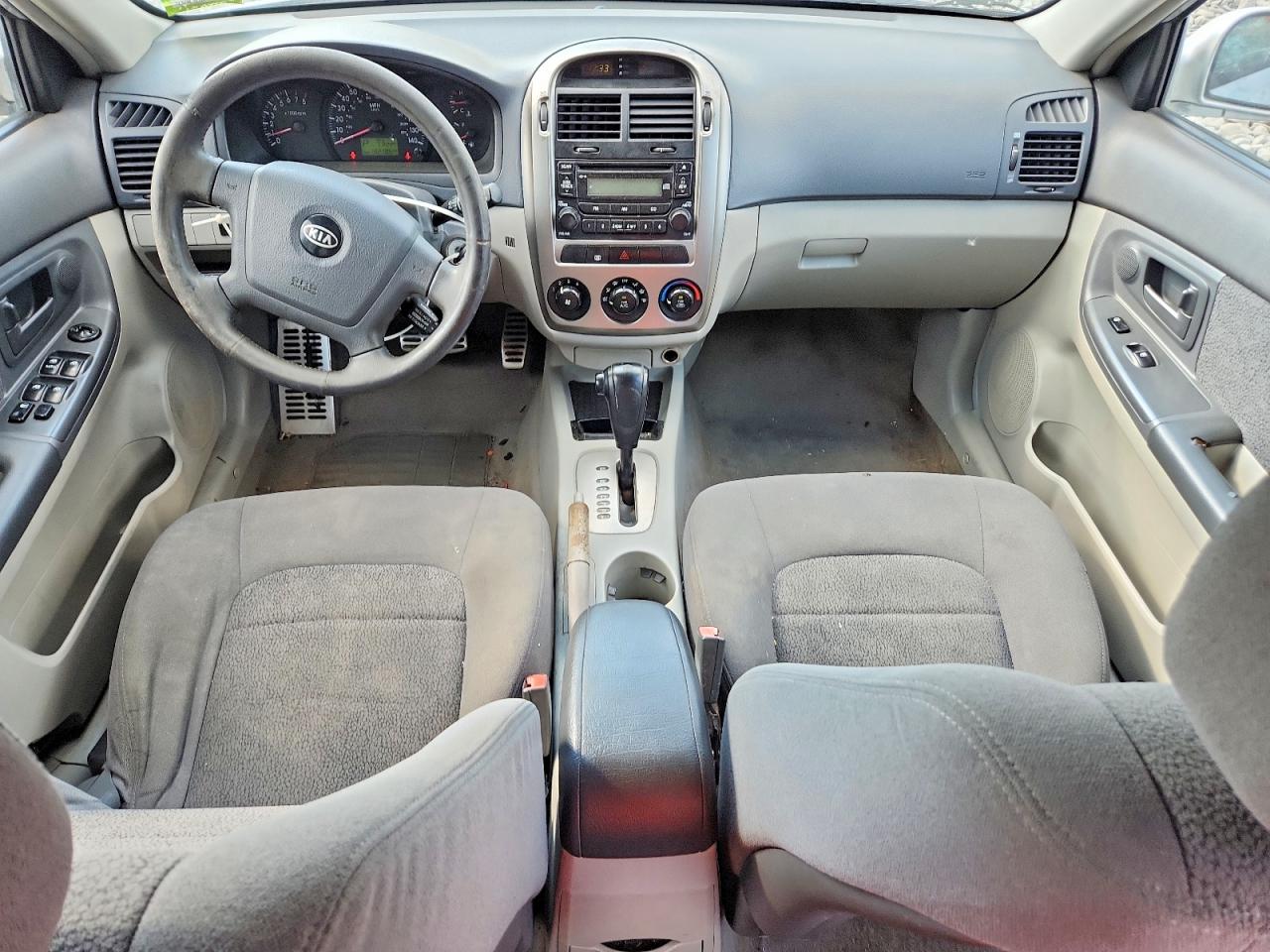 2005 Kia Spectra5 Gray vin: KNAFE162855122834