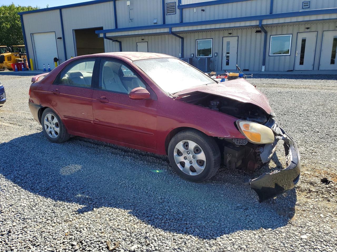 2009 Kia Spectra Lx Красный vin: KNAFE221095597872