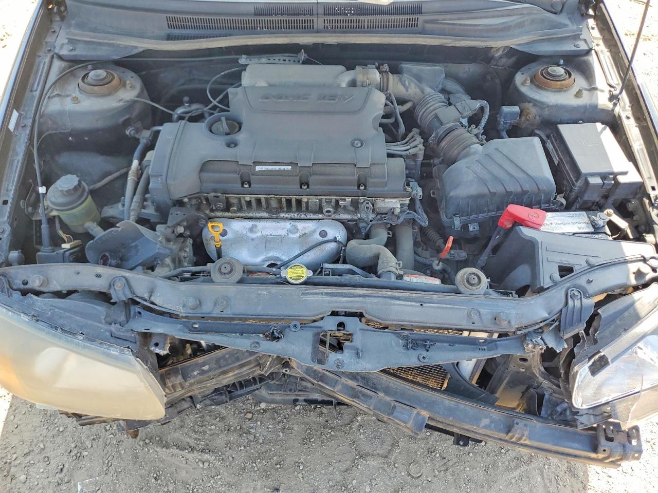 2009 Kia Spectra Lx Black vin: KNAFE221095659643