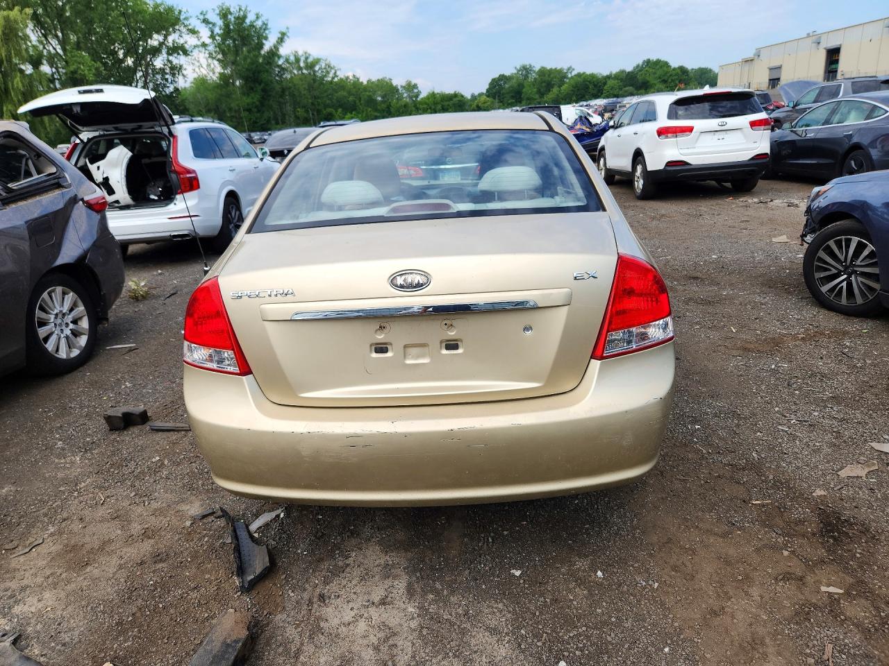 2009 Kia Spectra Ex Gold vin: KNAFE221095665832