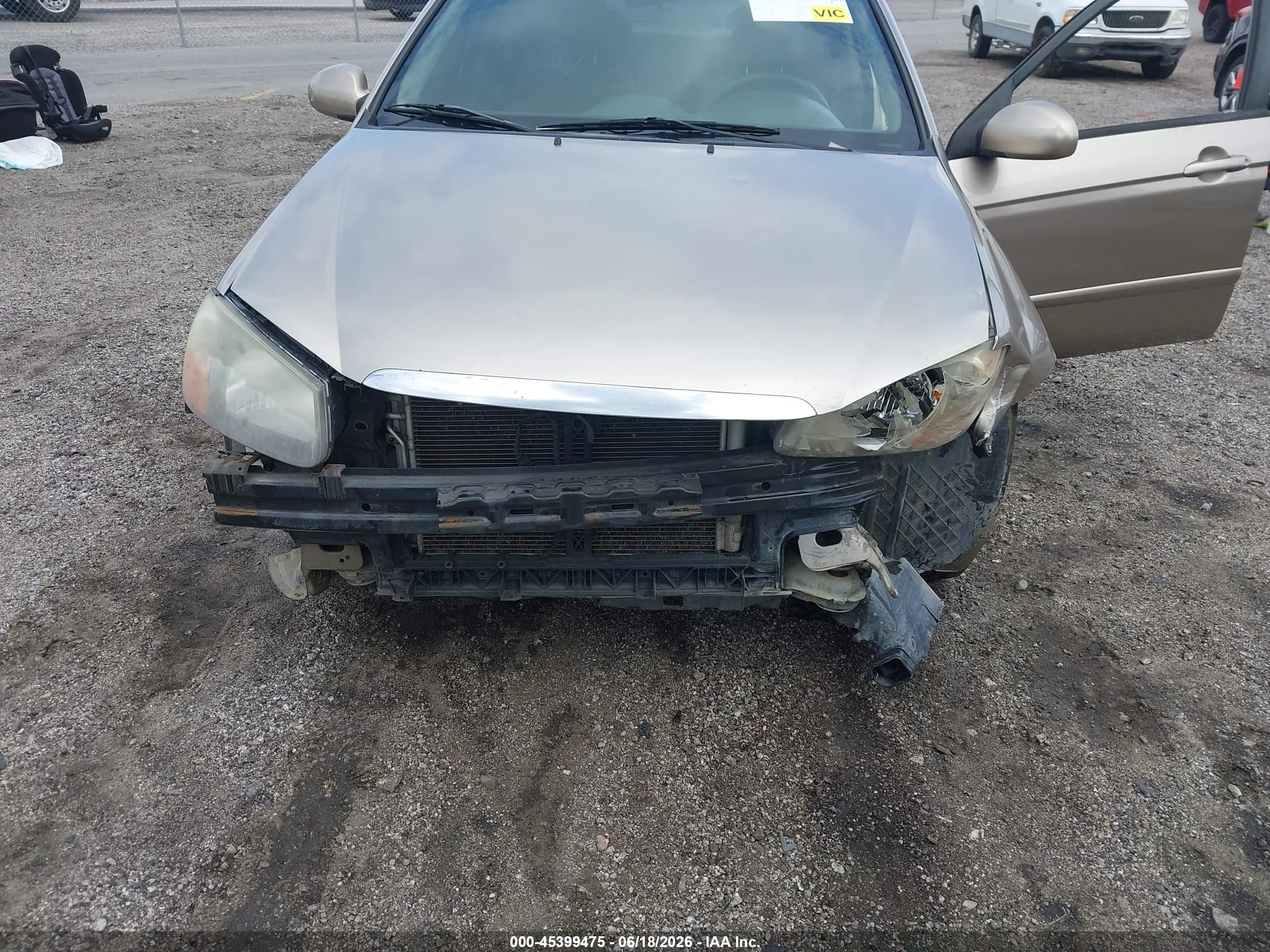 2009 Kia Spectra Ex Желто-коричневый vin: KNAFE221195611567