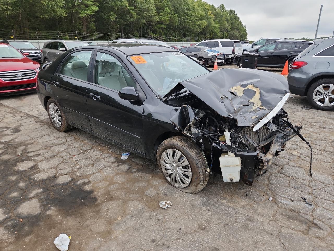 2009 Kia Spectra Ex Black vin: KNAFE221195655178