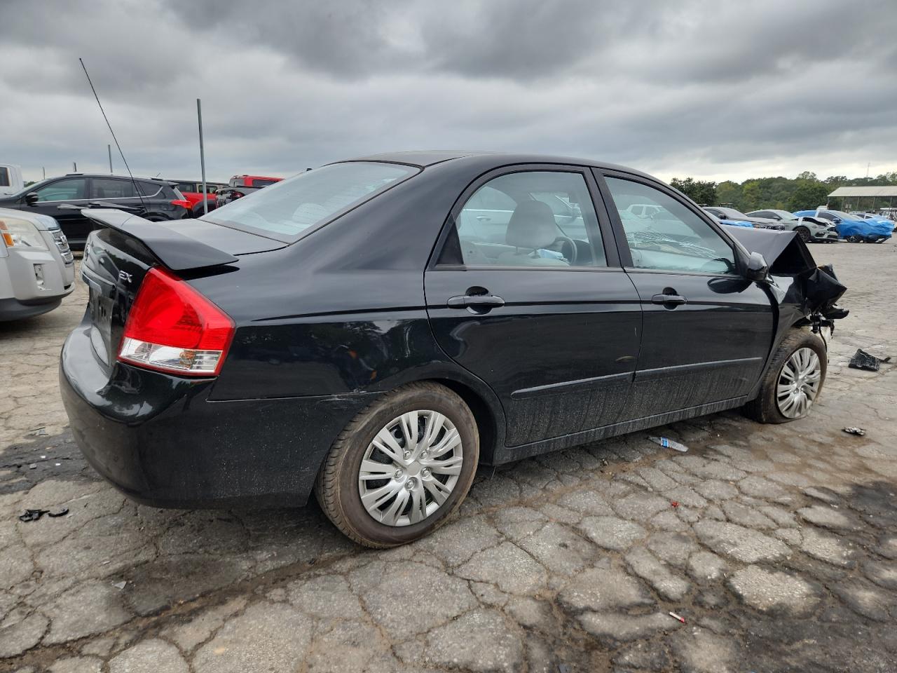 2009 Kia Spectra Ex Black vin: KNAFE221195655178