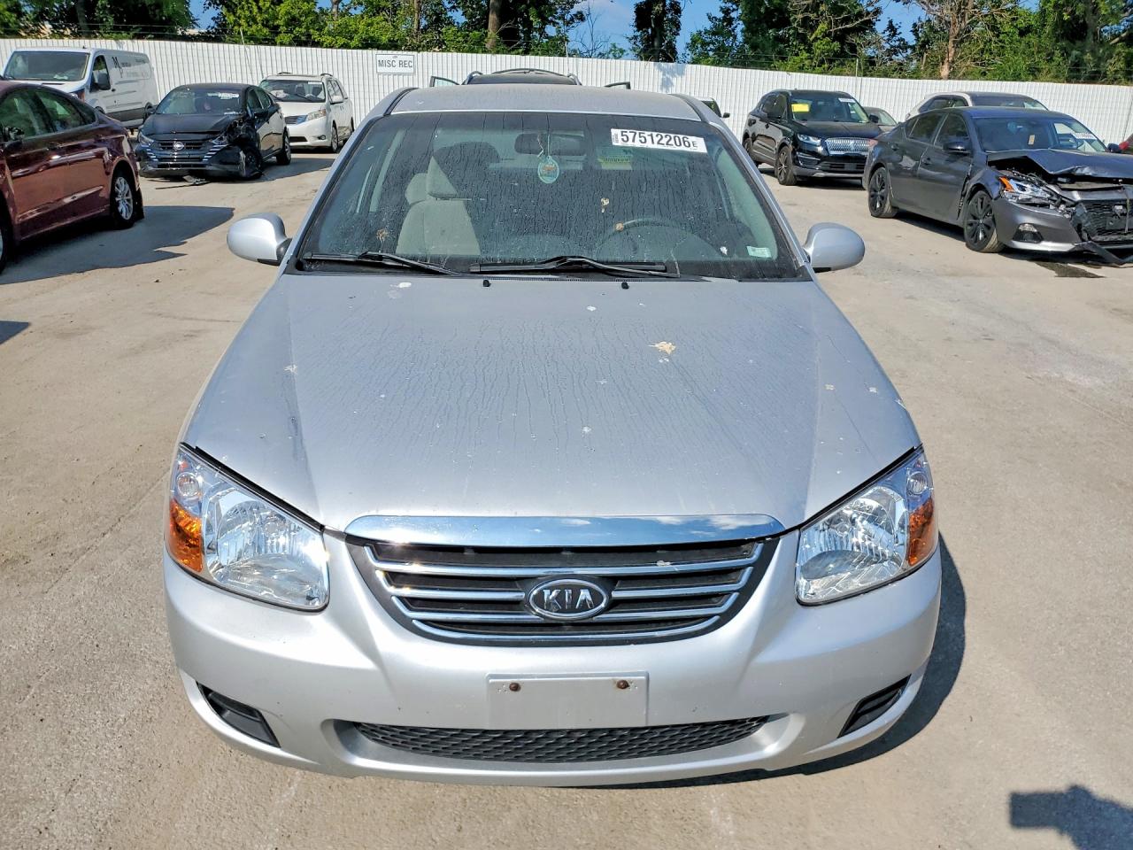 2009 Kia Spectra Lx Silver vin: KNAFE221195666844