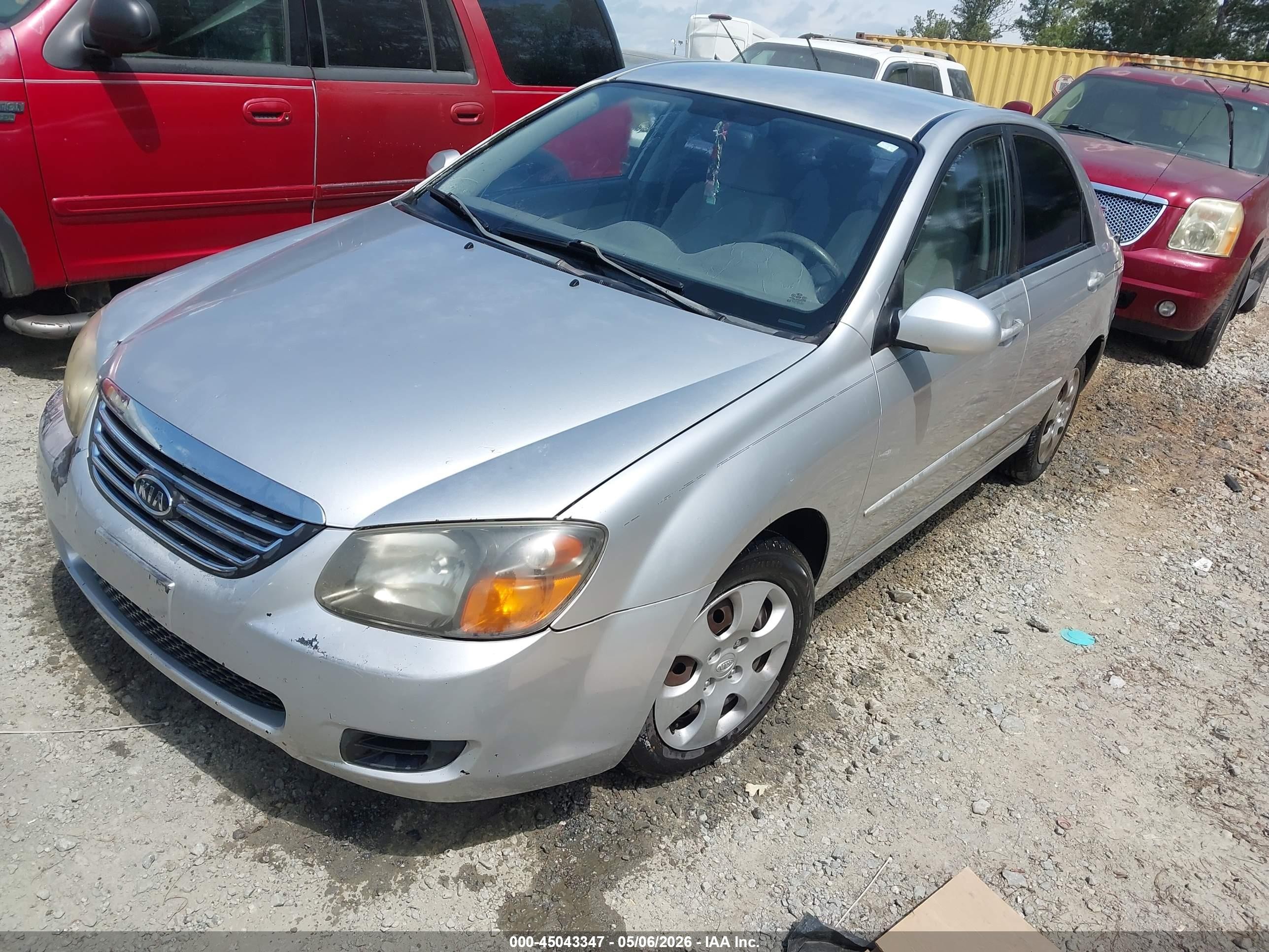 2009 Kia Spectra Ex Silver vin: KNAFE221295618804