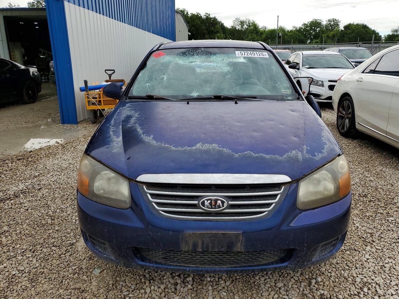 2009 Kia Spectra Lx Blue vin: KNAFE221295636476