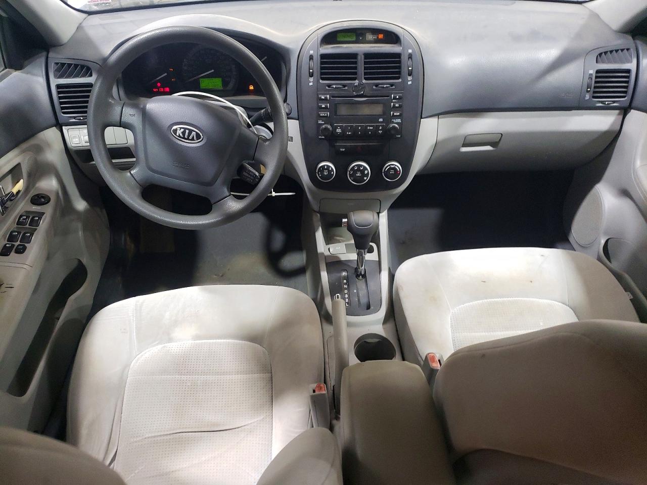 2009 Kia Spectra Lx Silver vin: KNAFE221595661064