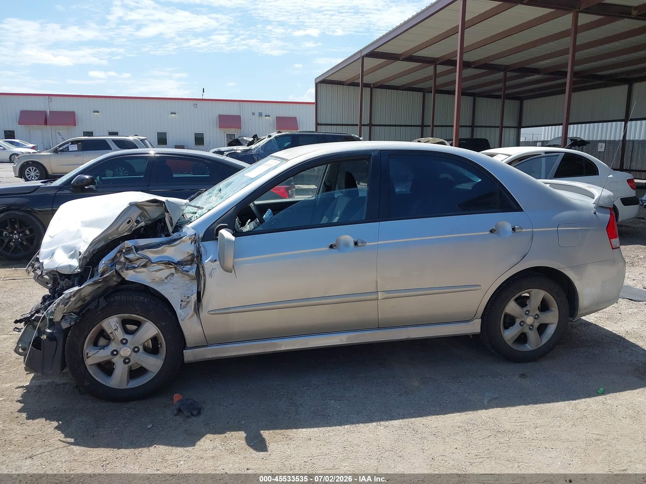 2009 Kia Spectra Sx Silver vin: KNAFE221795026010
