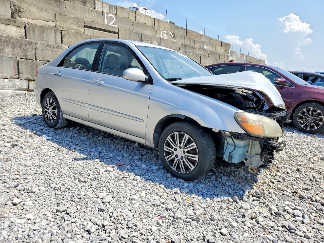 2009 Kia Spectra Lx Silver vin: KNAFE221795600489