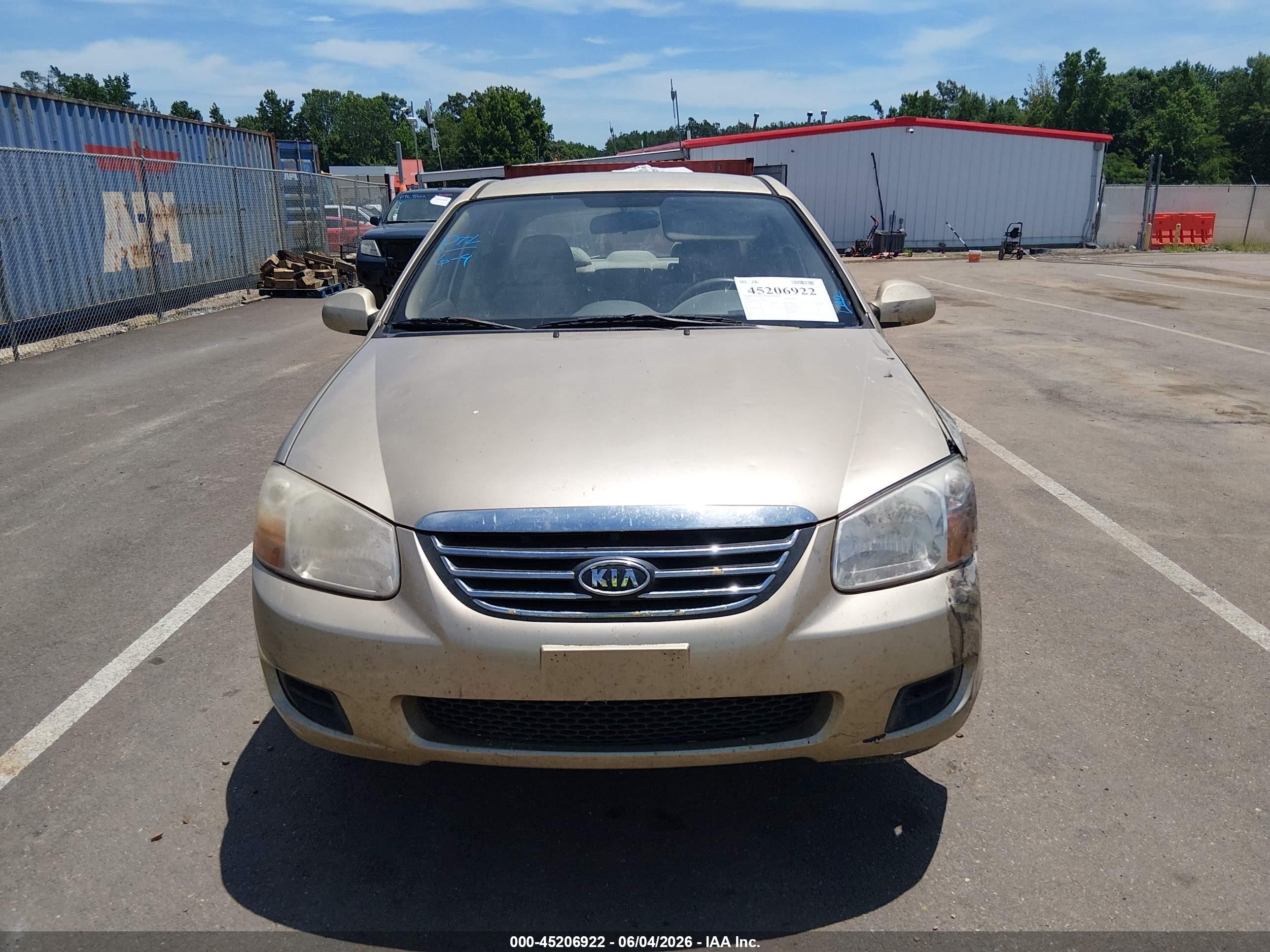 2009 Kia Spectra Ex Бежевый vin: KNAFE221795655489