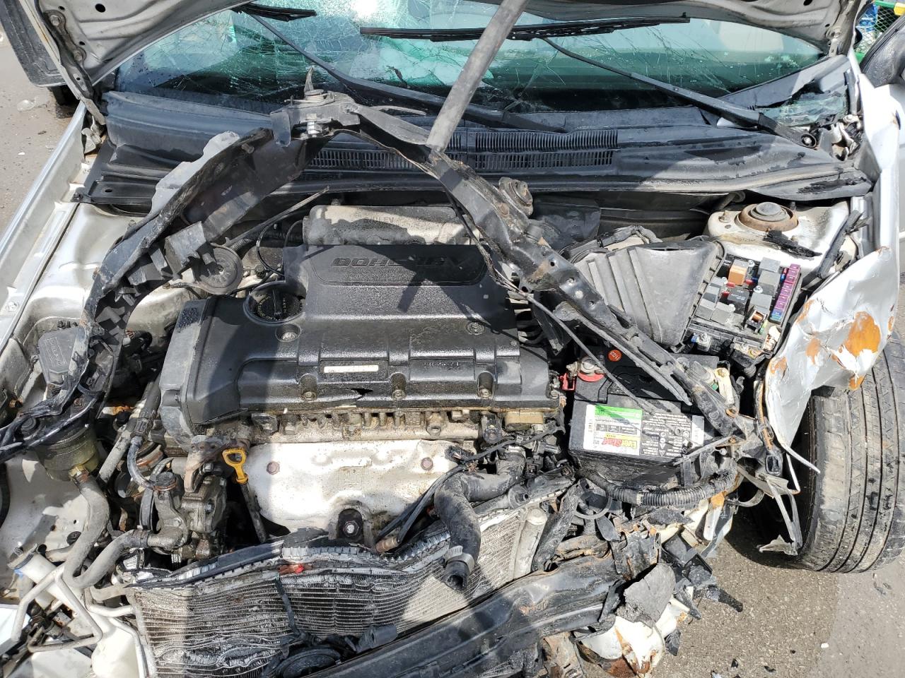 2009 Kia Spectra Ex Gray vin: KNAFE221795658103