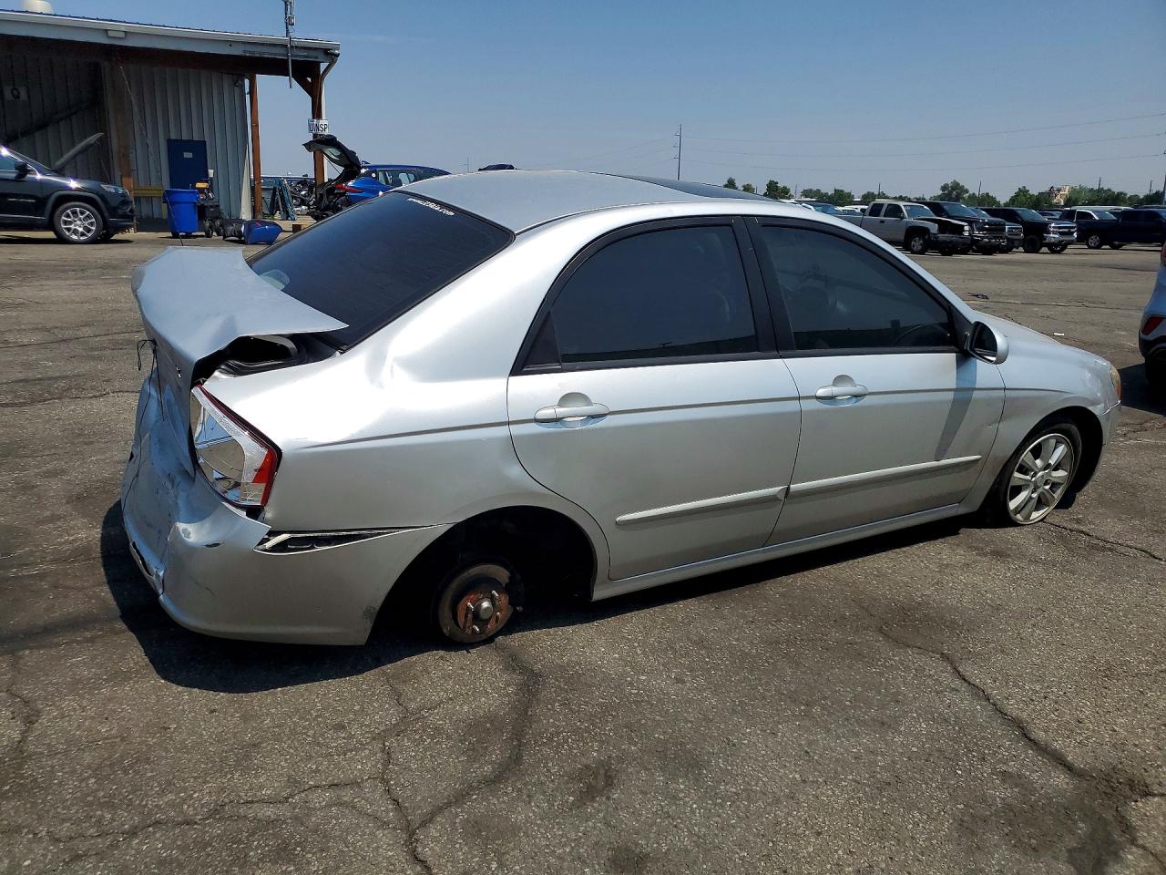 2009 Kia Spectra Lx Gray vin: KNAFE221995647989