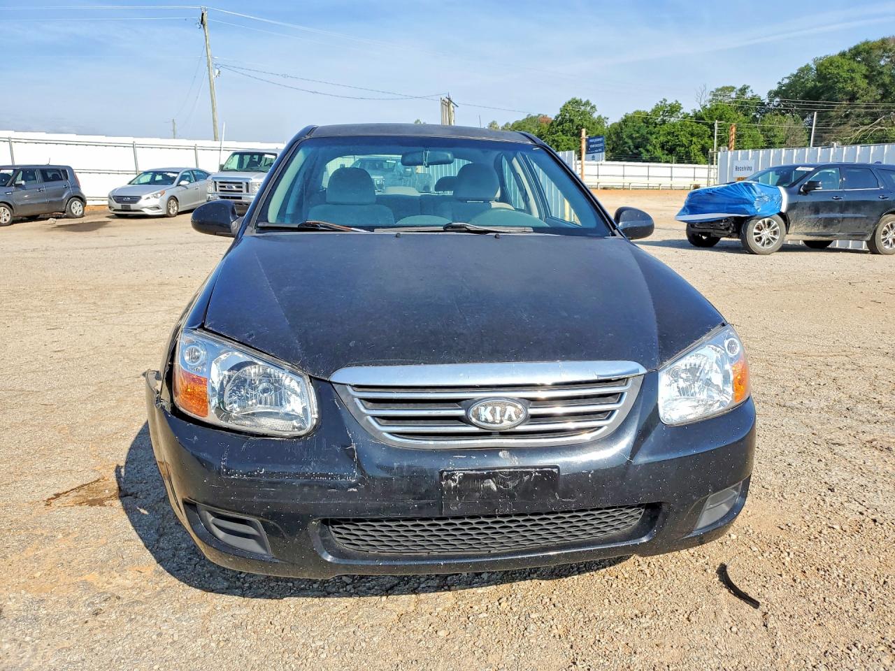2009 Kia Spectra Lx Черный vin: KNAFE221995660404