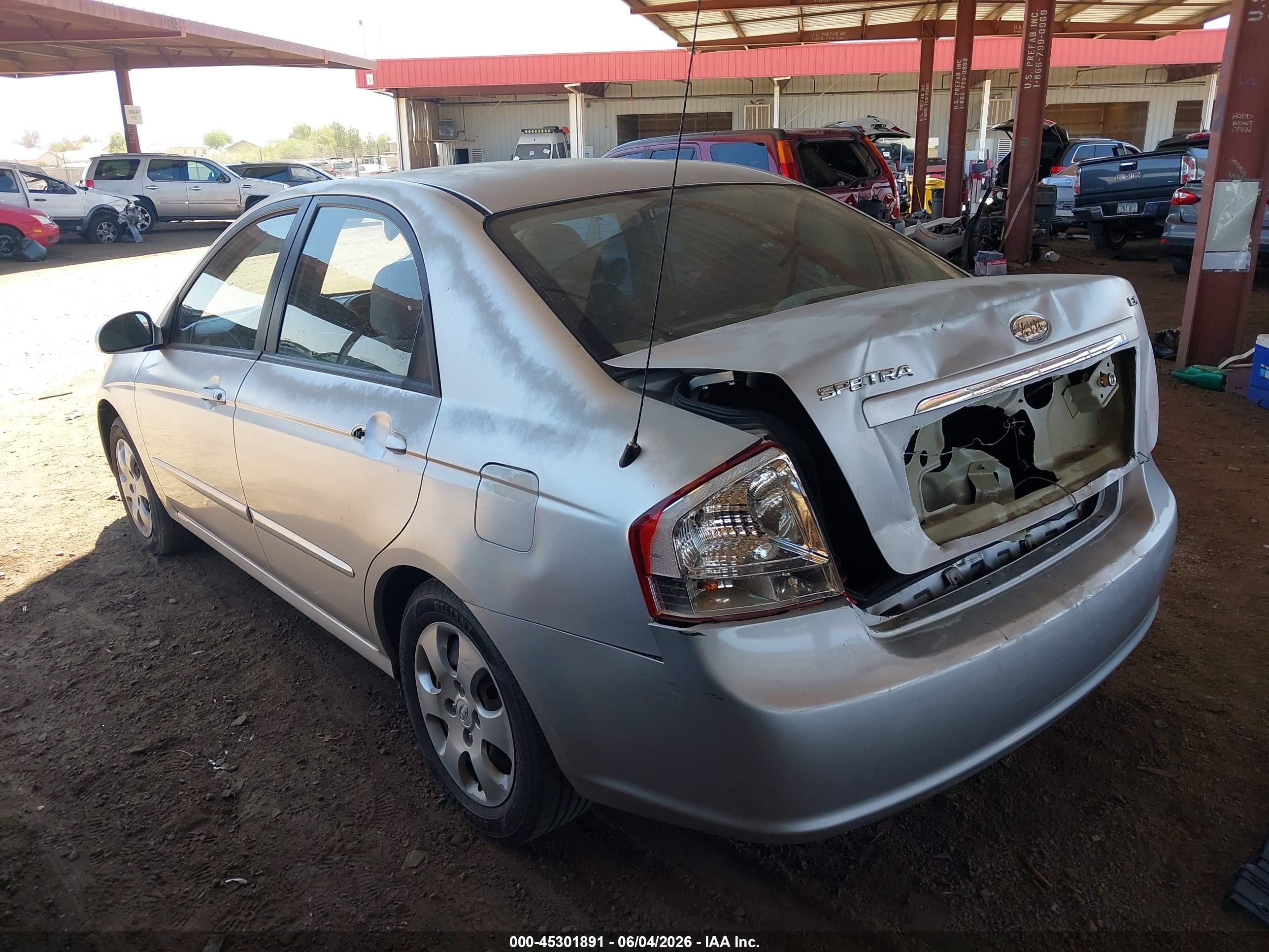 2009 Kia Spectra Ex Серый vin: KNAFE222095592759