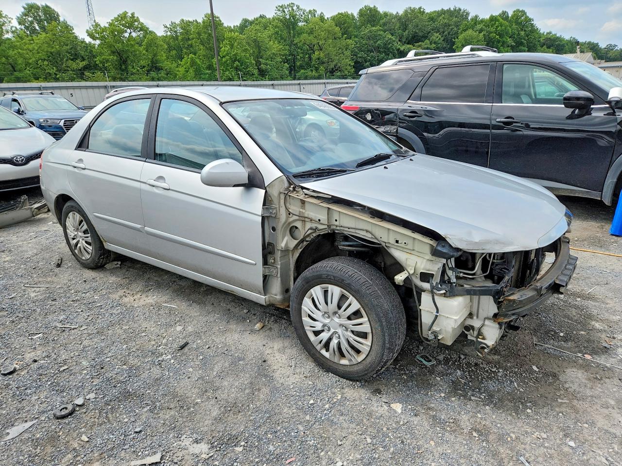 2009 Kia Spectra Lx Silver vin: KNAFE222095638994