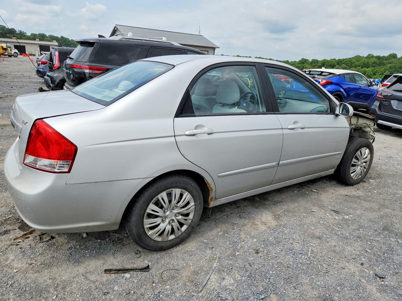 2009 Kia Spectra Lx Silver vin: KNAFE222095638994