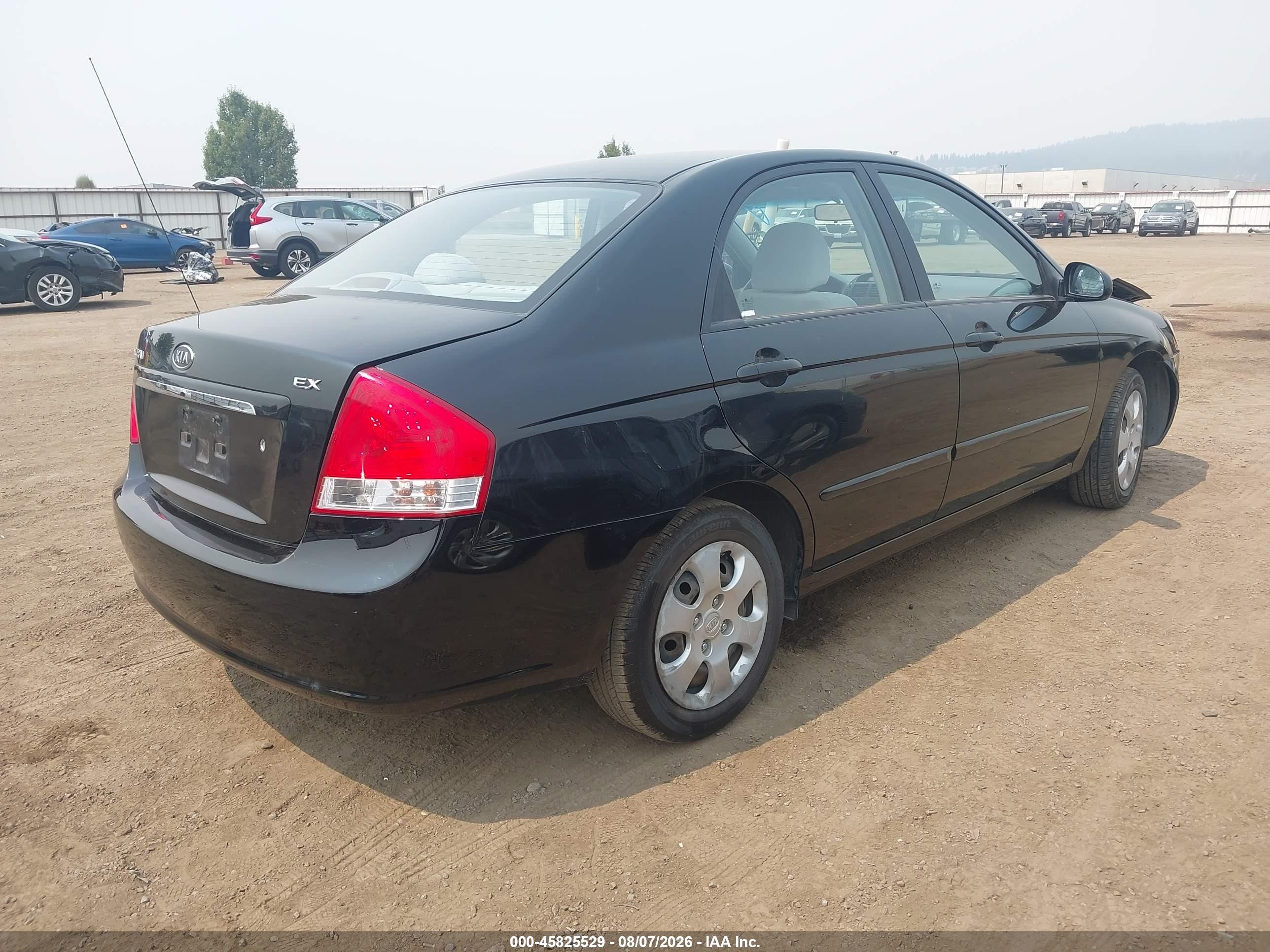 2009 Kia Spectra Ex Black vin: KNAFE222195667971