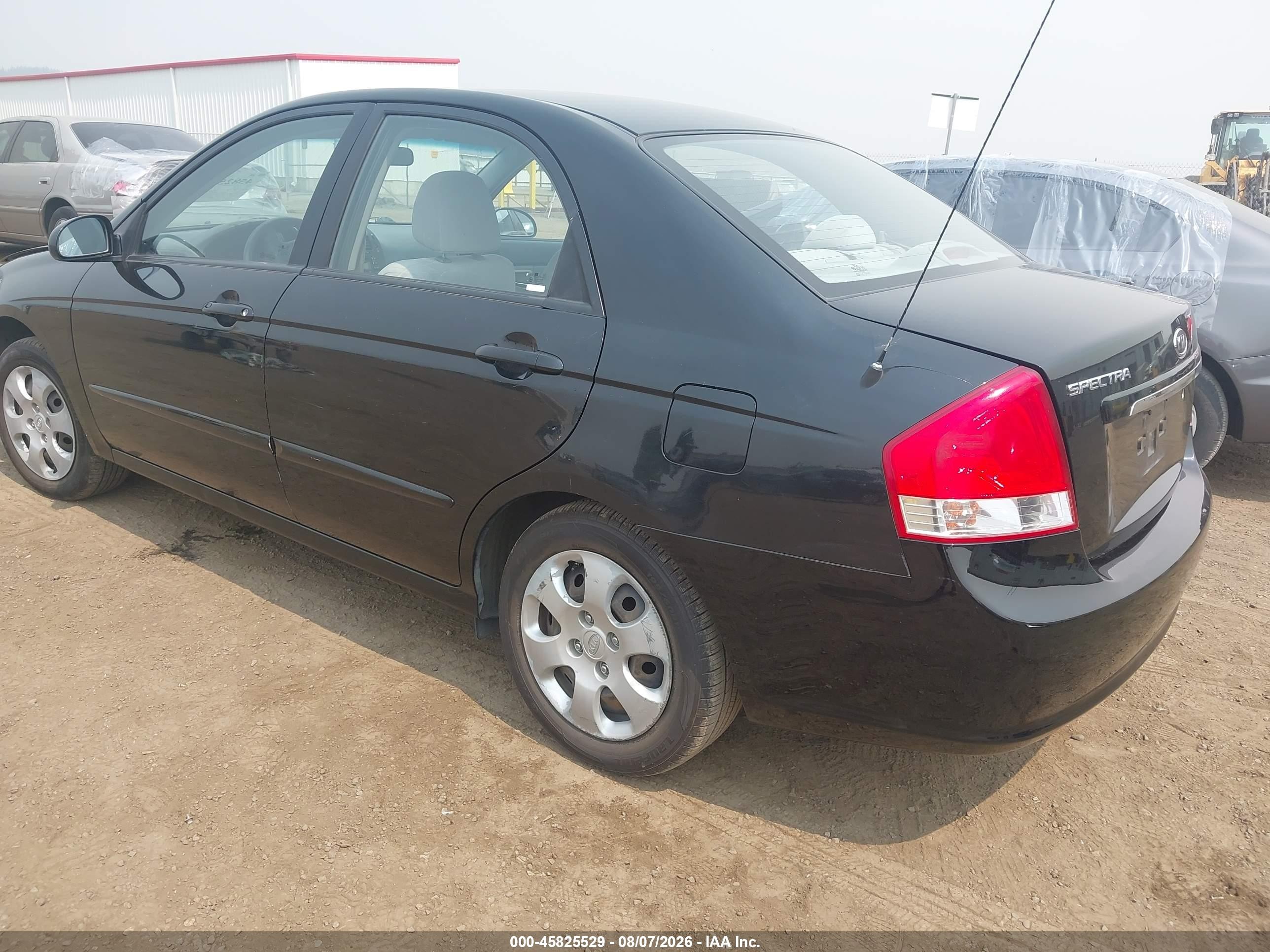 2009 Kia Spectra Ex Black vin: KNAFE222195667971
